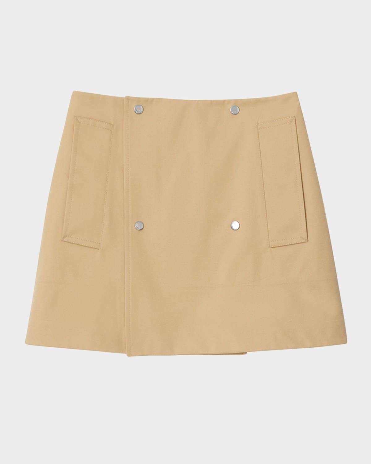 Double-Breasted Mini Skirt