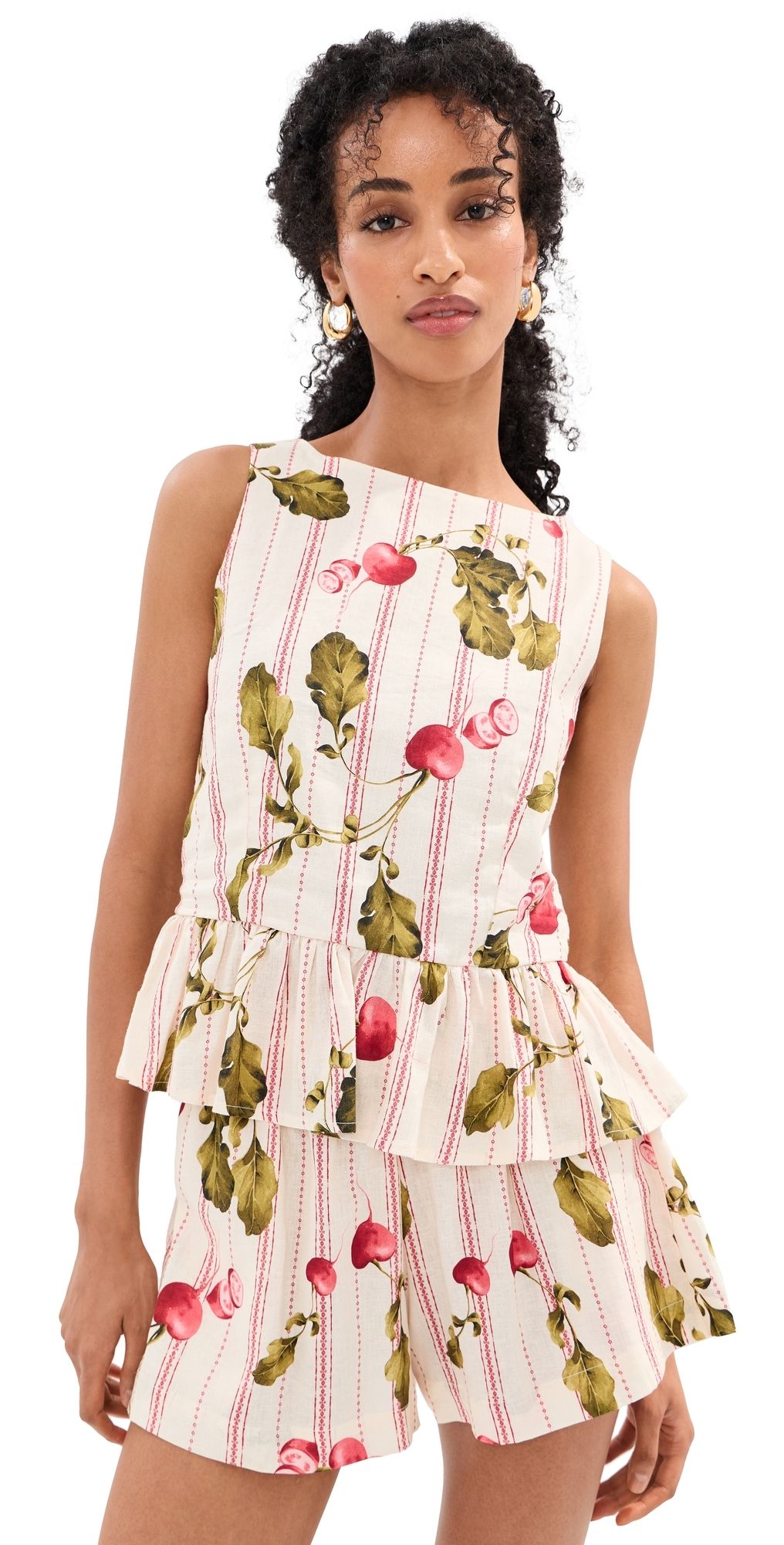 Madelynne Field Top Natural Radish XXL
