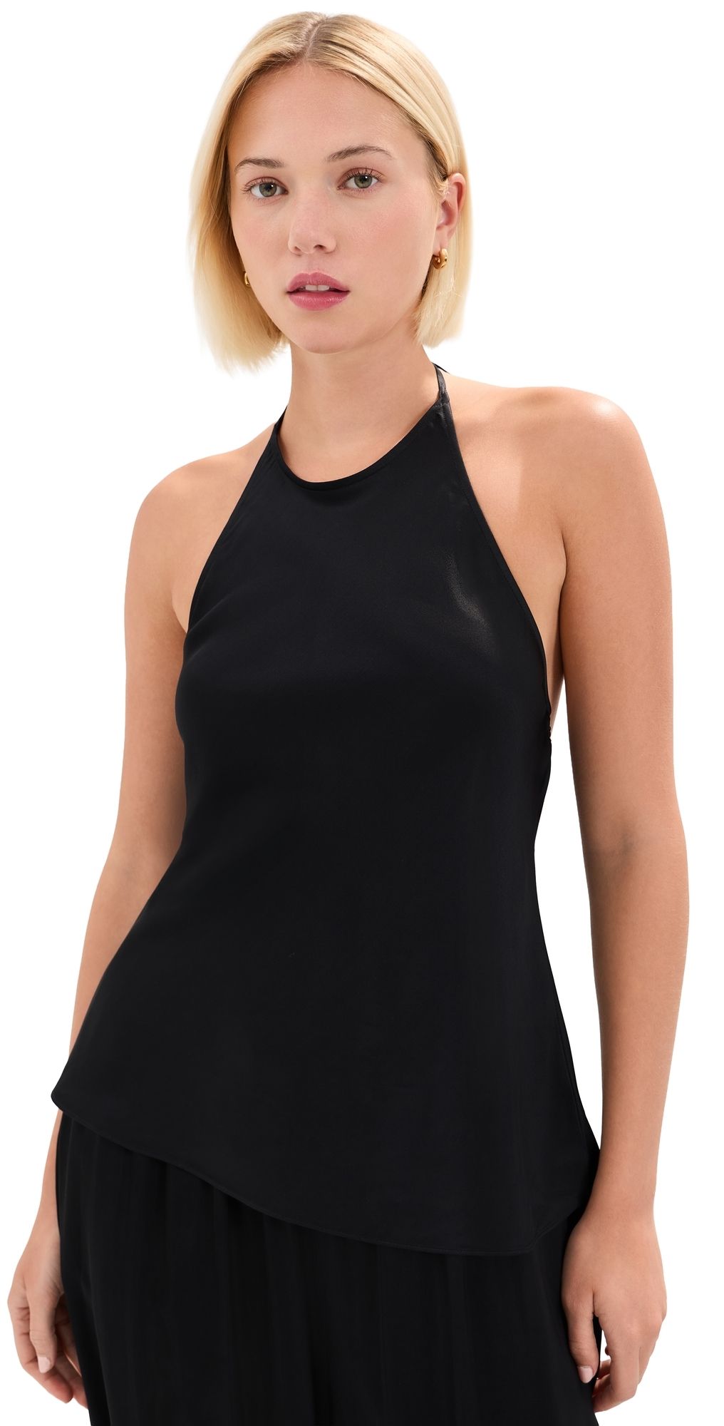 LE BOP Greer Satin Top Black XL