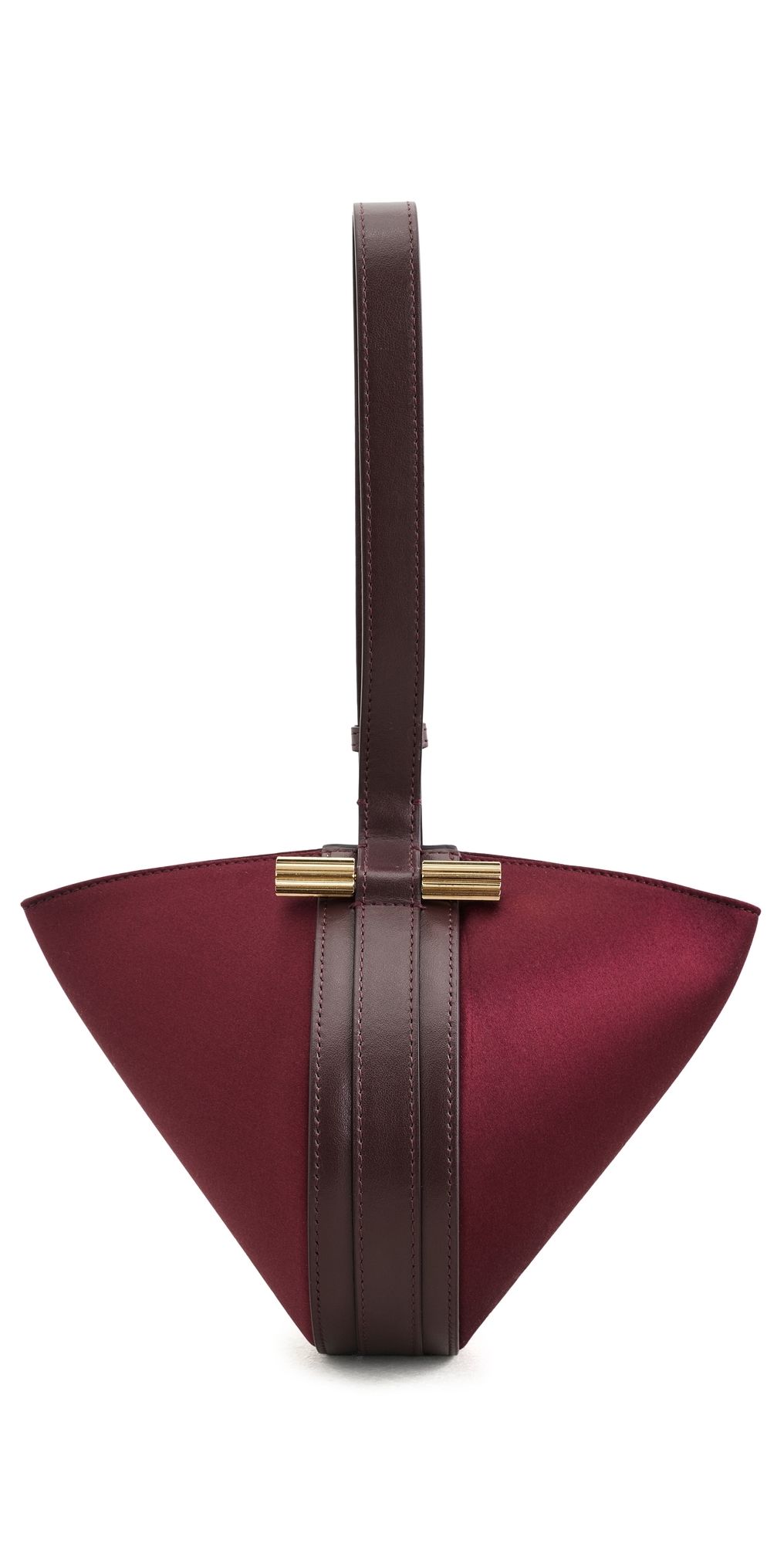 Victoria Beckham Portofino Dia Clutch Dark Burgundy One Size