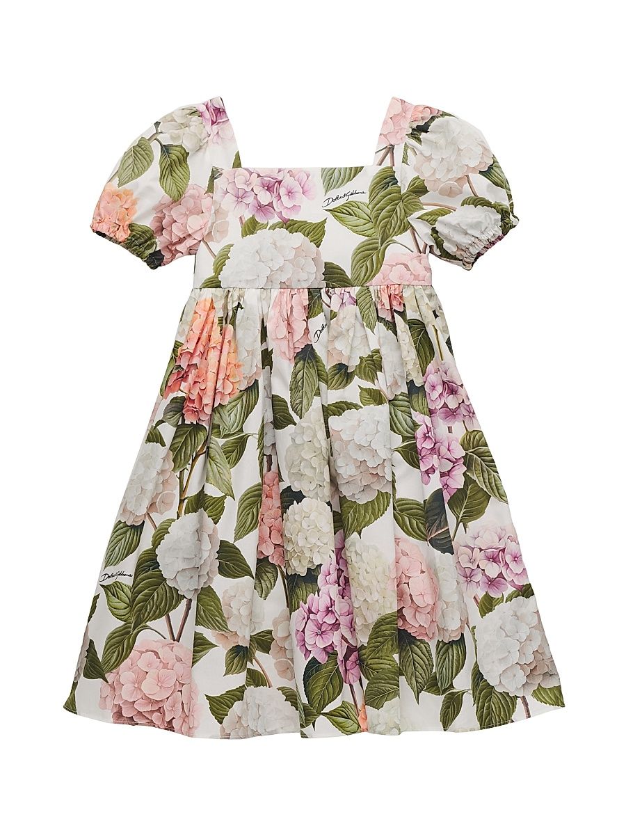 Baby Girl's & Little Girl's Floral Cotton Dress - Size 3 Months