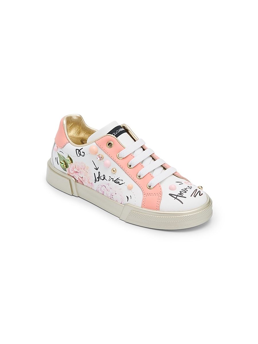 Little Girl's & Girl's Embellished Low-Top Sneakers - Size 3.5 (Child)