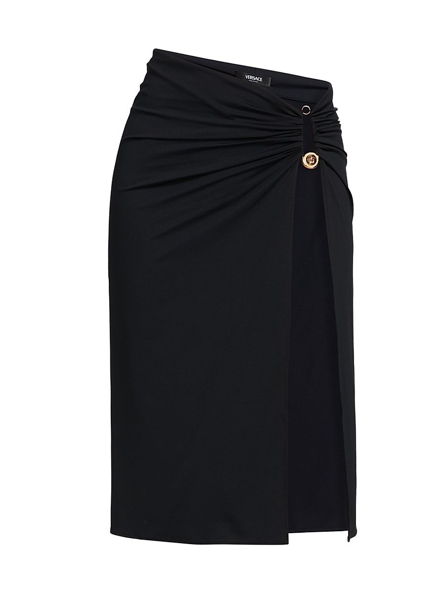 Women's Safety Pin Pareo - Black - Size 14