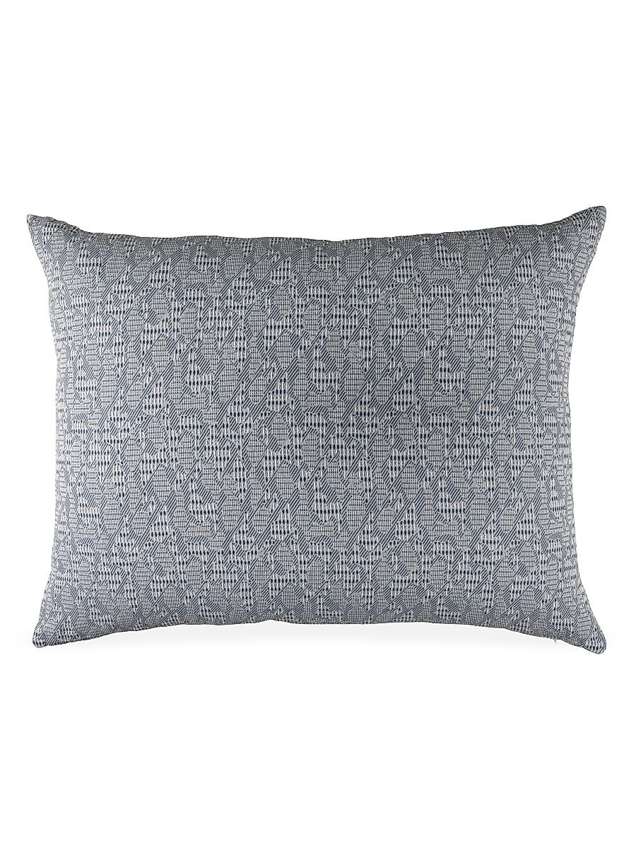 River Luxe Euro Pillow - Blue