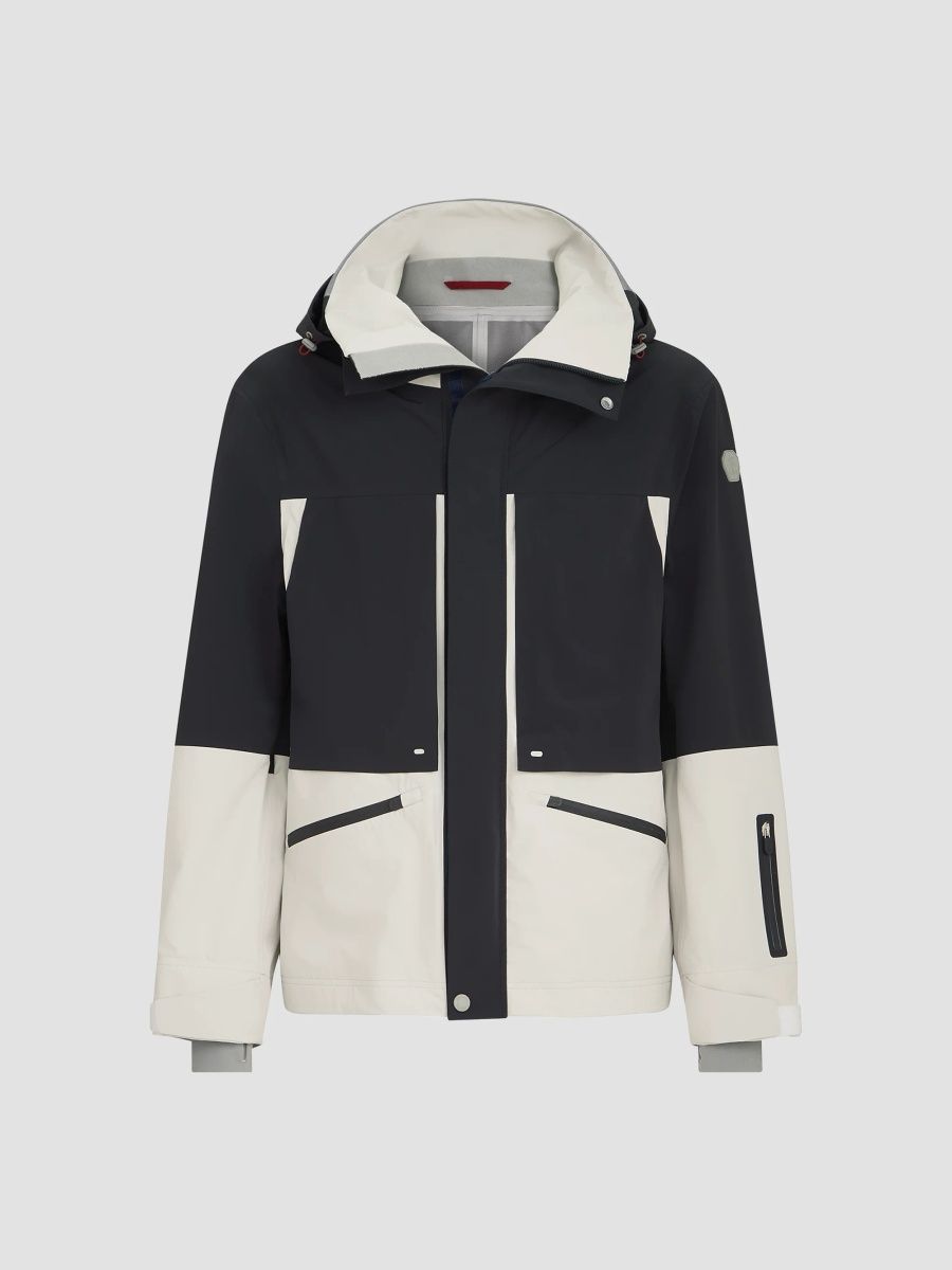 Brunello Cucinelli Men's Mountain Performance Jacket in Bonded Taffeta - Navy Blue - Size XS