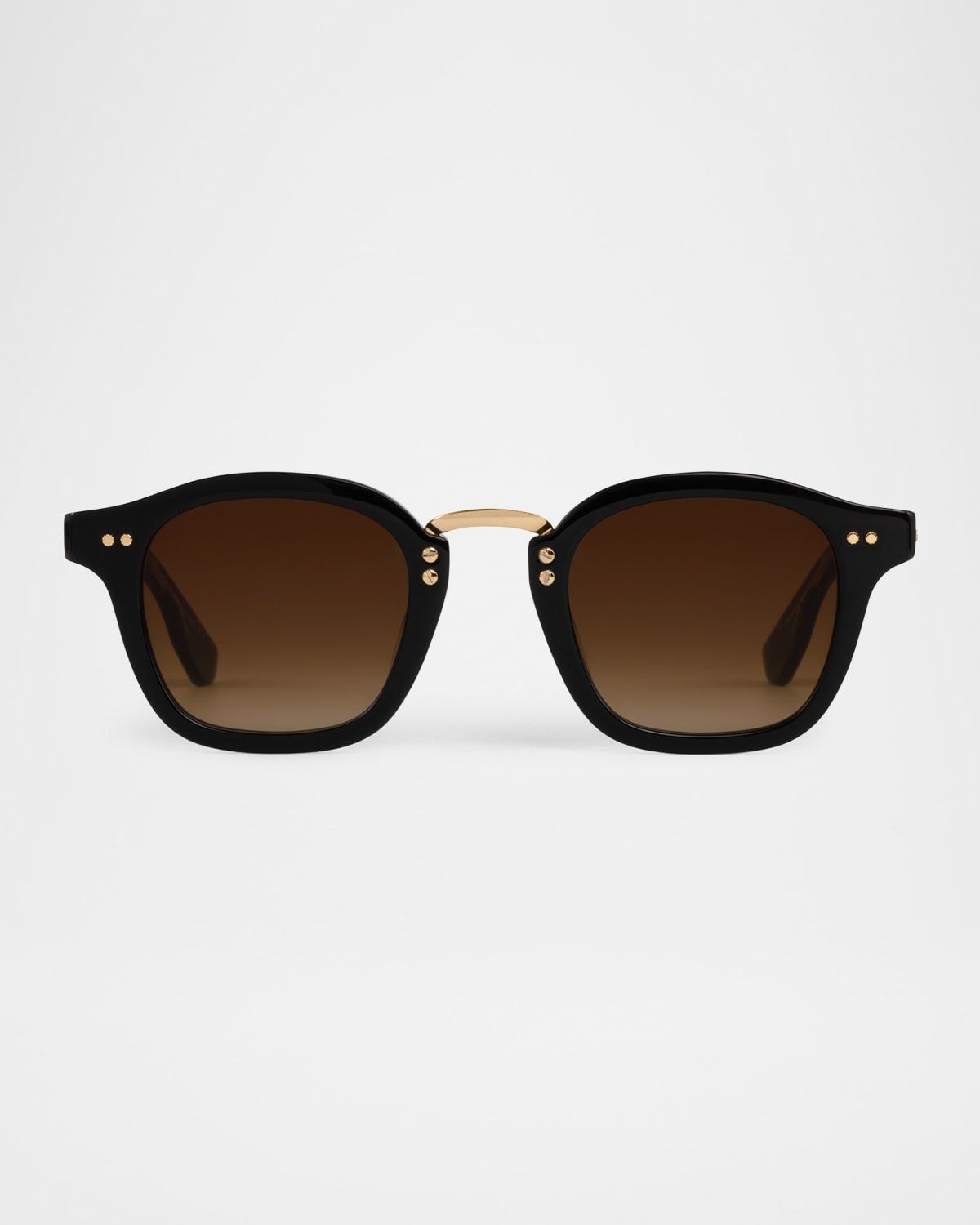 Campbell Acetate & Stainless Steel Round Sunglasses