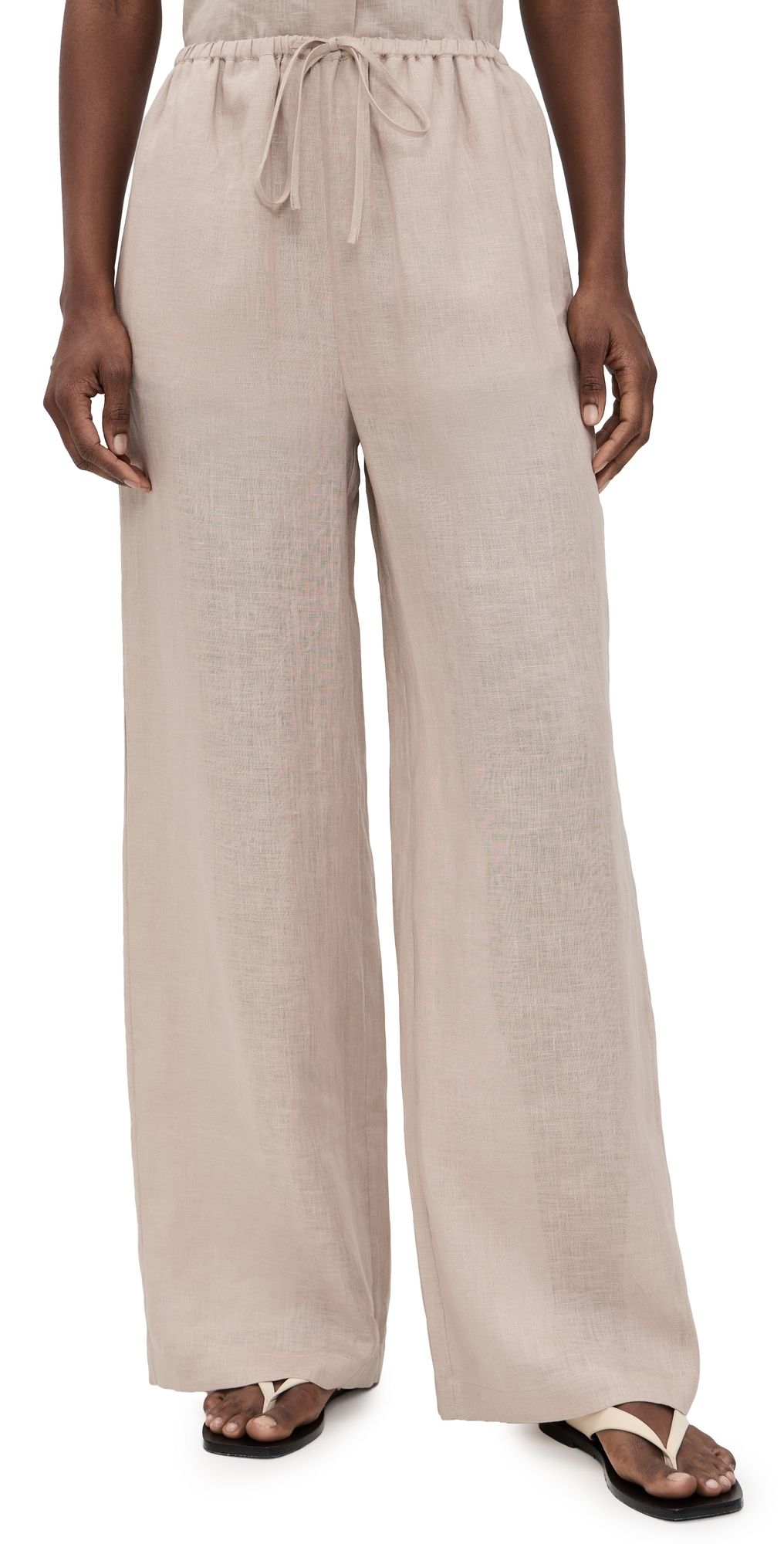 FRAME The Linen Lounge Pants Flax XS