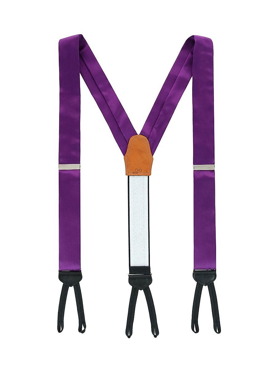 Men's Sutton Formal Silk Brace - Purple