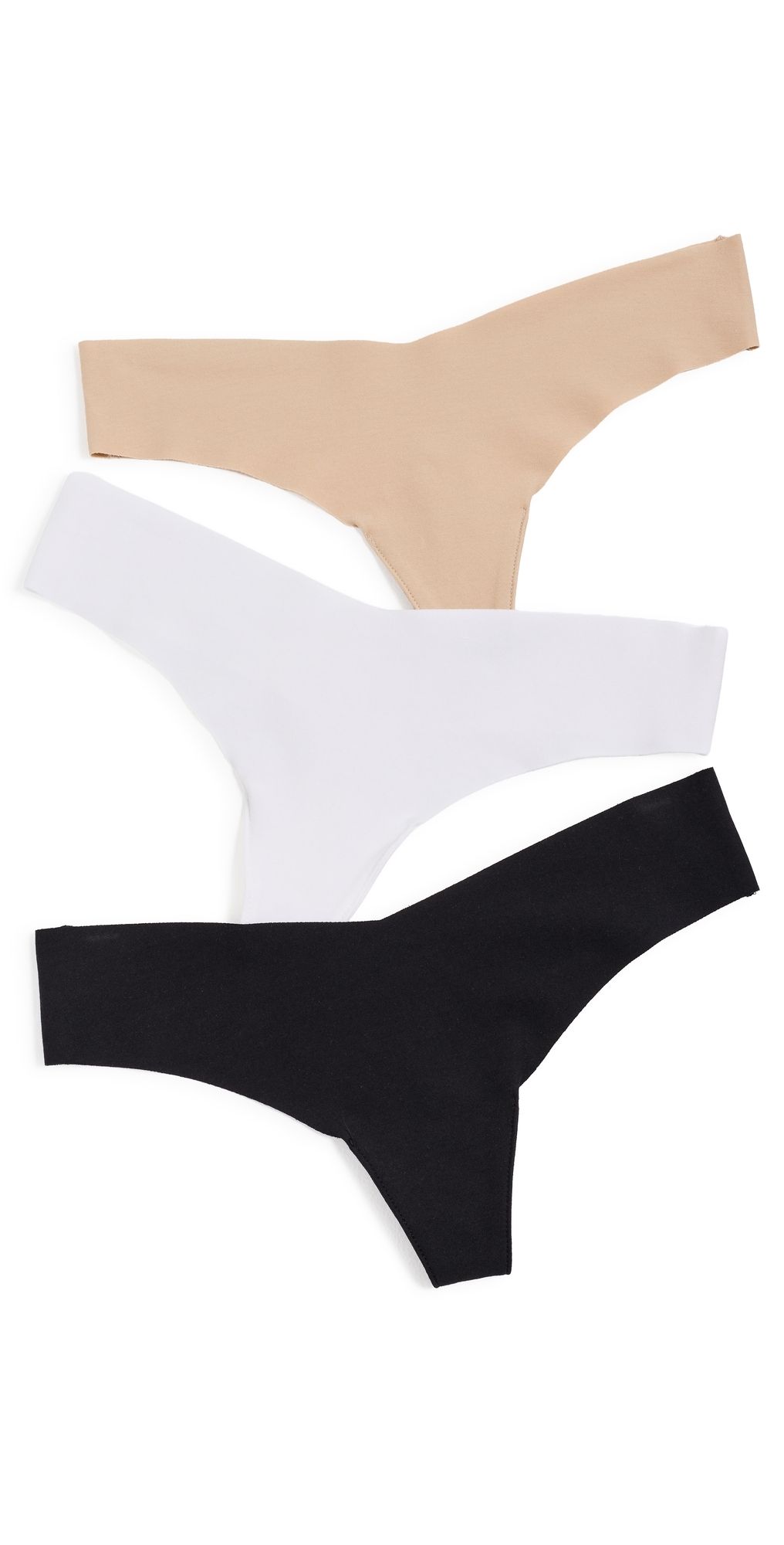 Commando Cotton Thong Panties 3 Pack Multi XS/S