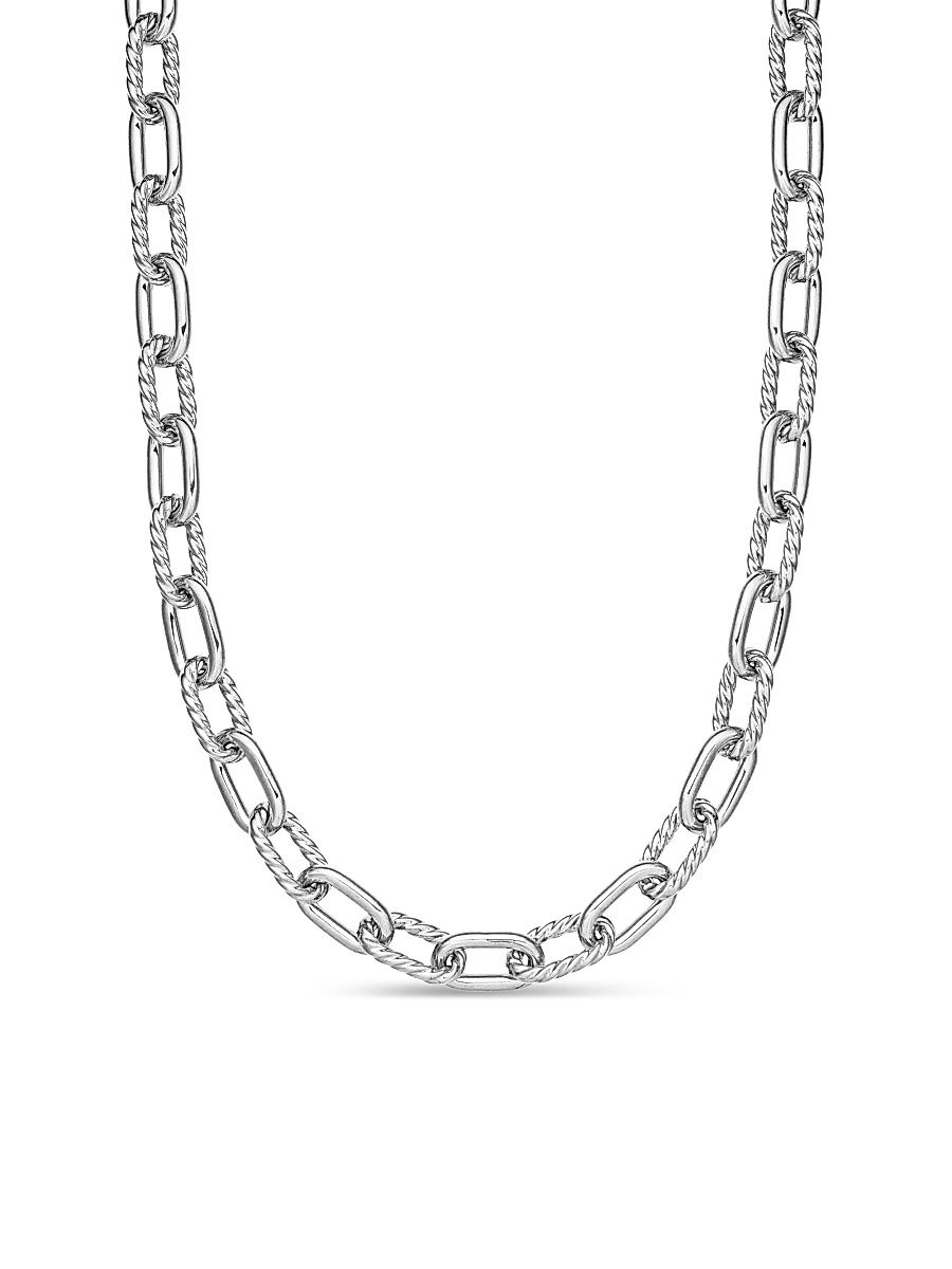 Women's DY Madison Chain Necklace In Sterling Silver - Silver