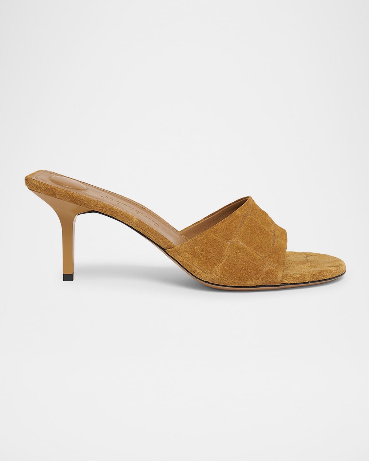 Les Mules Cubisto Leather Slide Sandals