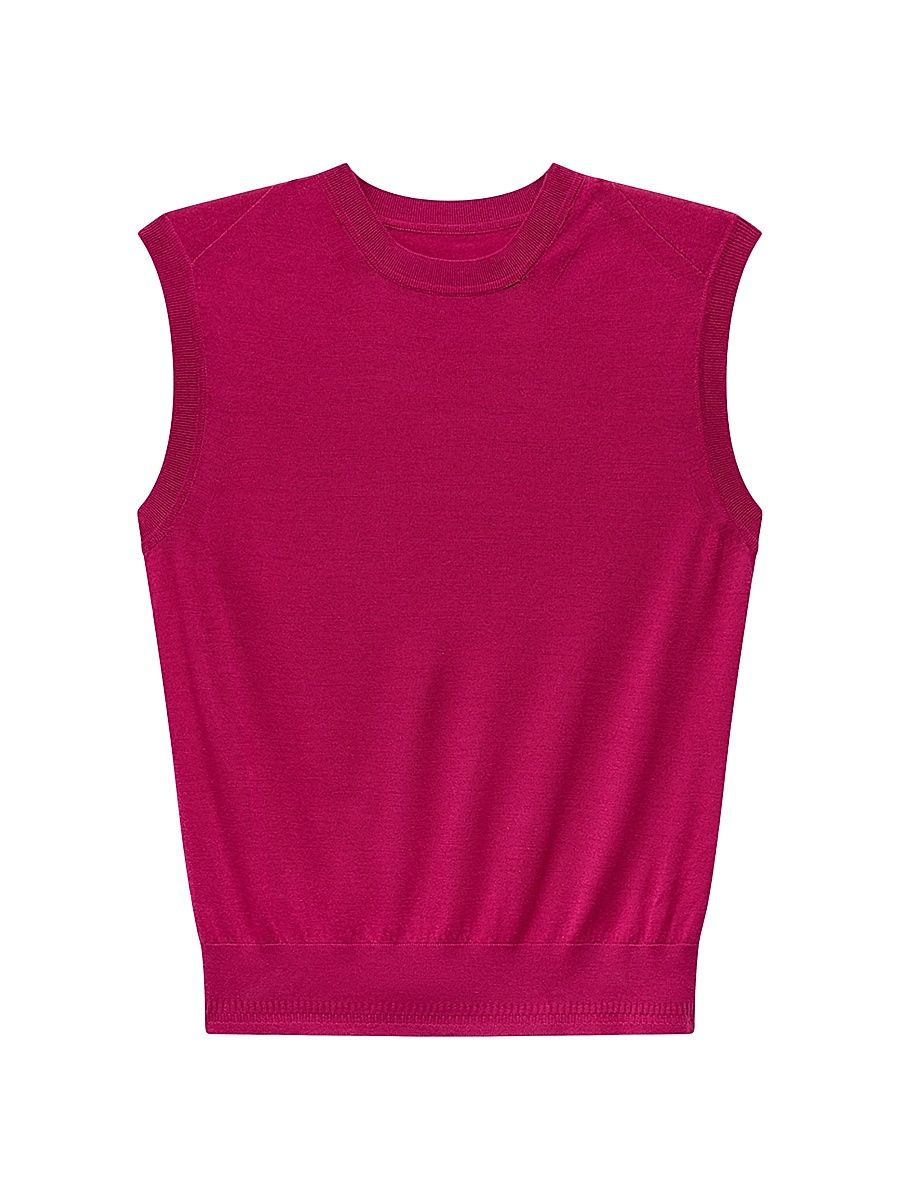 Women's Featherweight Shell Sweater - Magenta - Size Large