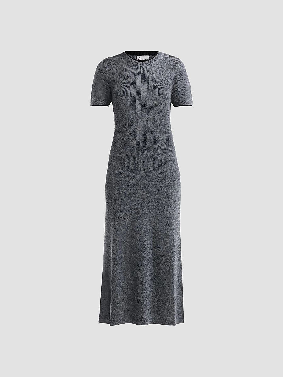 Women's Neema Knit Maxi T-Shirt Dress - Twilight Combo - Size Medium