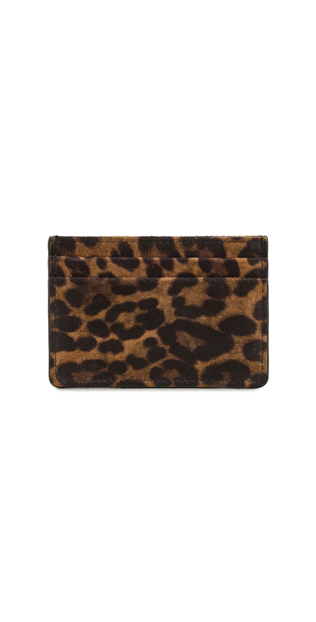 Hunting Season Suede Card Holder LEOPARD SUEDE One Size