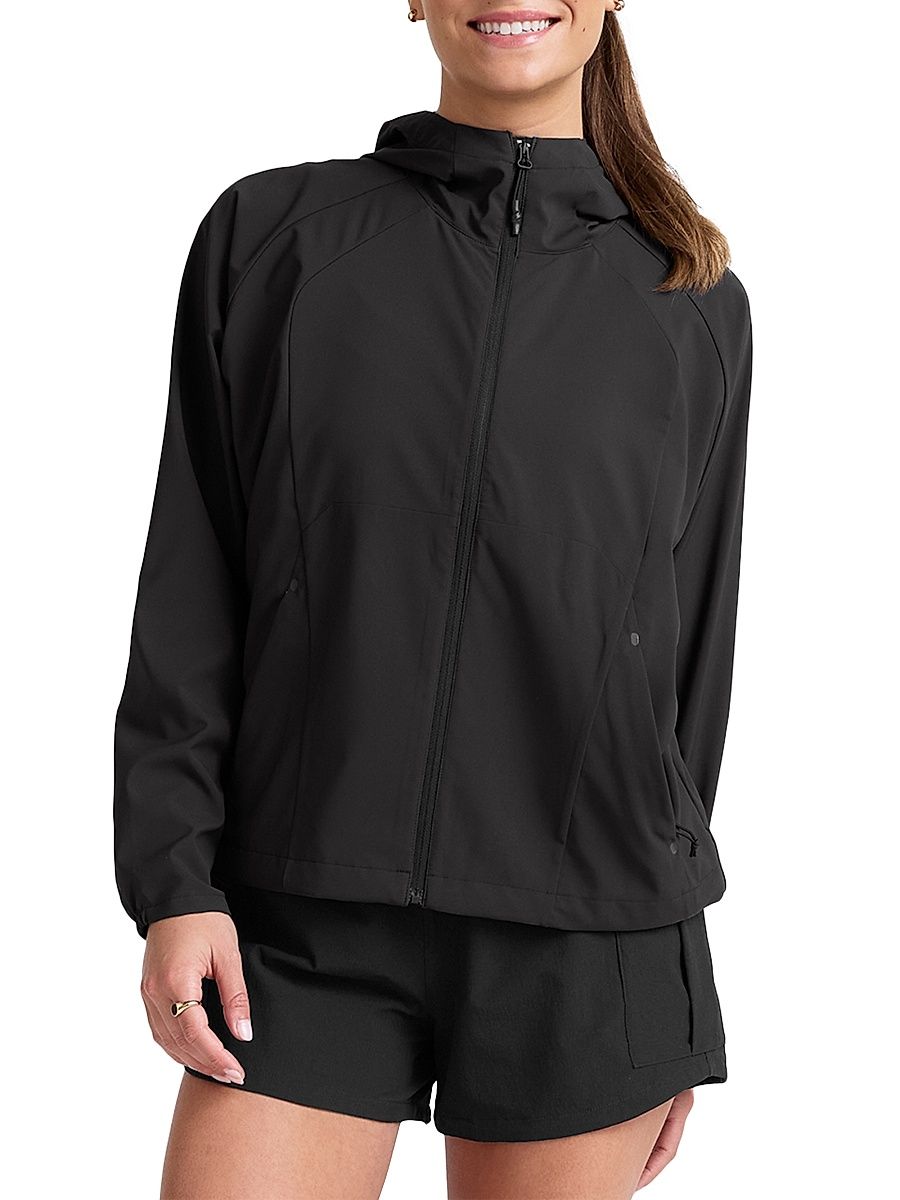 Women's Cross Country Packable Jacket - Black - Size Large