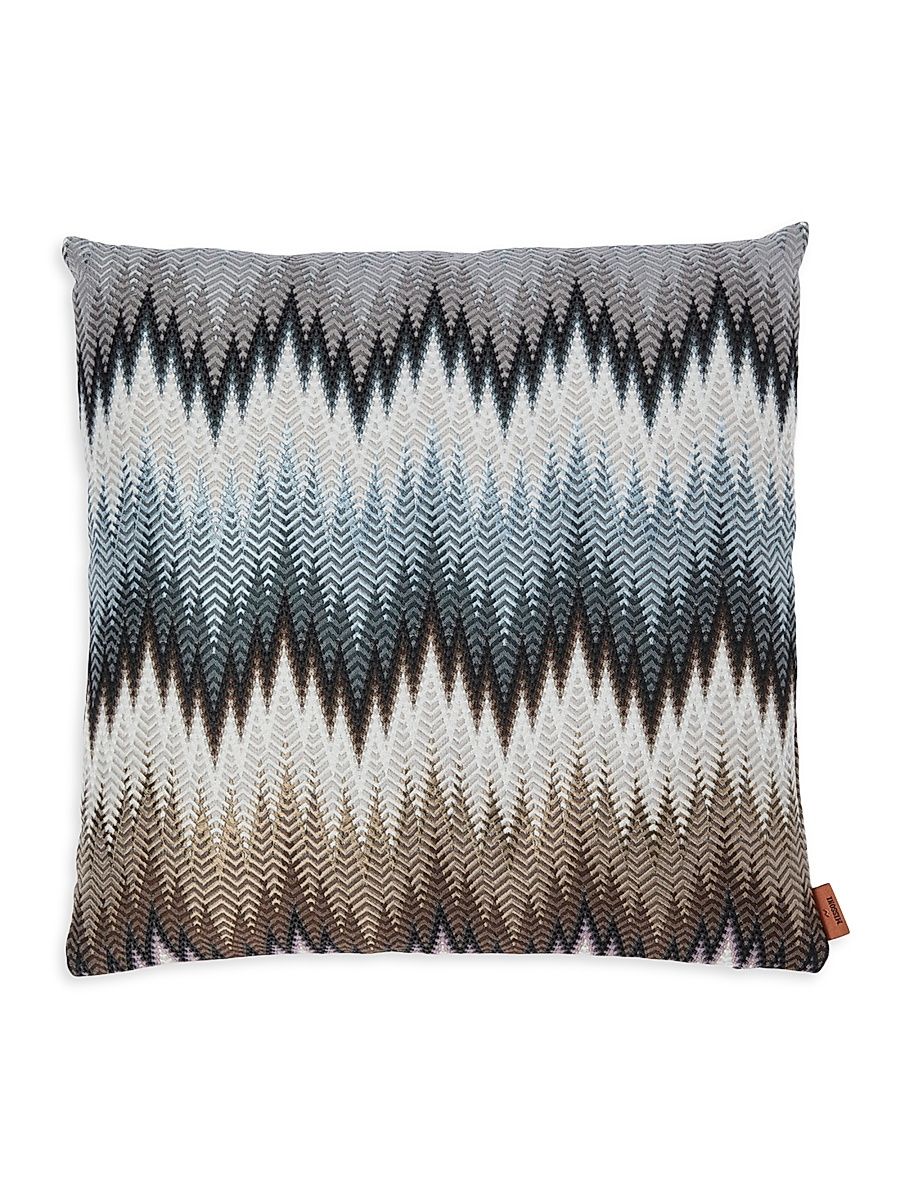 Phrae Throw Cushion - Grey Multi