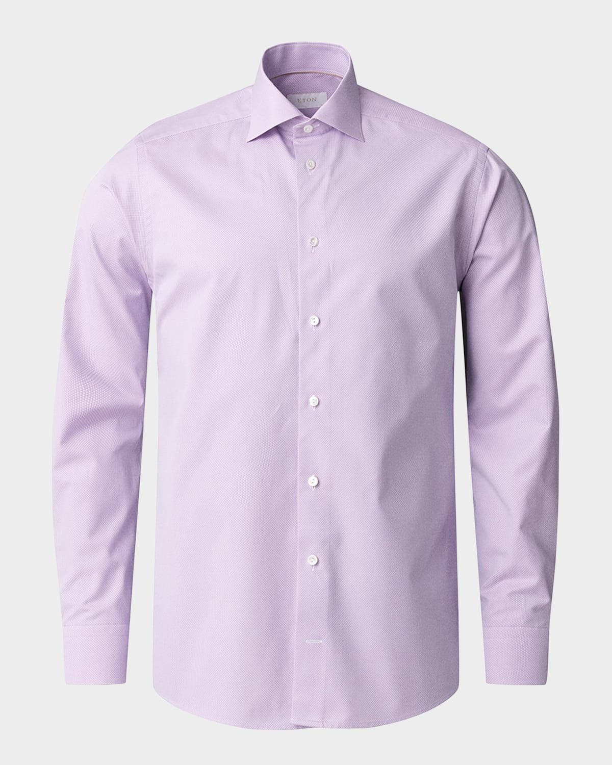 Men & apos;s Elevated Slim-Fit Structured Sport Shirt
