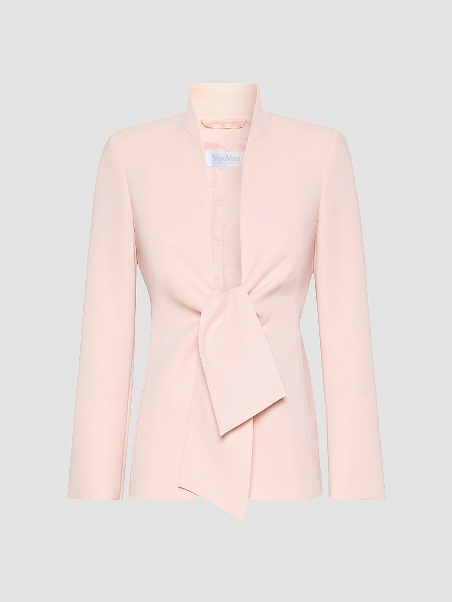 Women's Cady Jacket with Sash Detail - Pink - Size 14