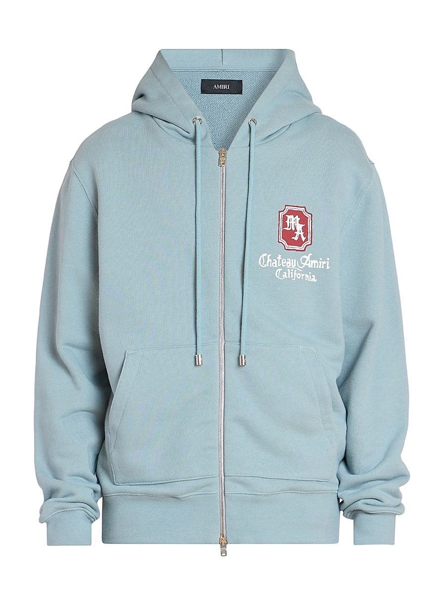 Men's MA Chateau Full-Zip Hoodie - Steel - Size Small