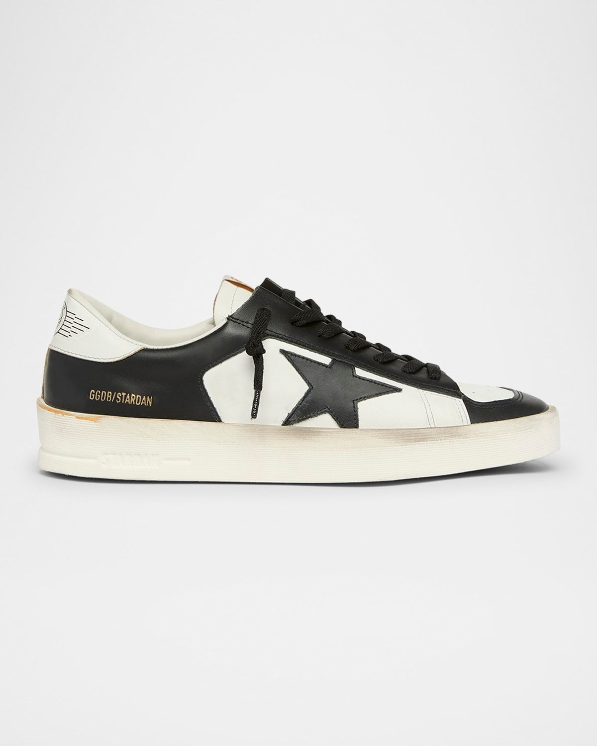 Men & apos;s Stardan Star Leather Low-Top Sneakers