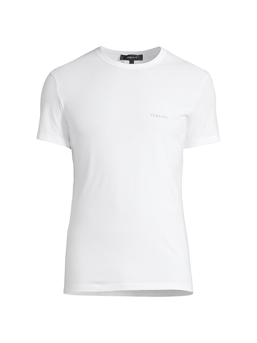 Men's Logo Crewneck T-Shirt - White - Size XL