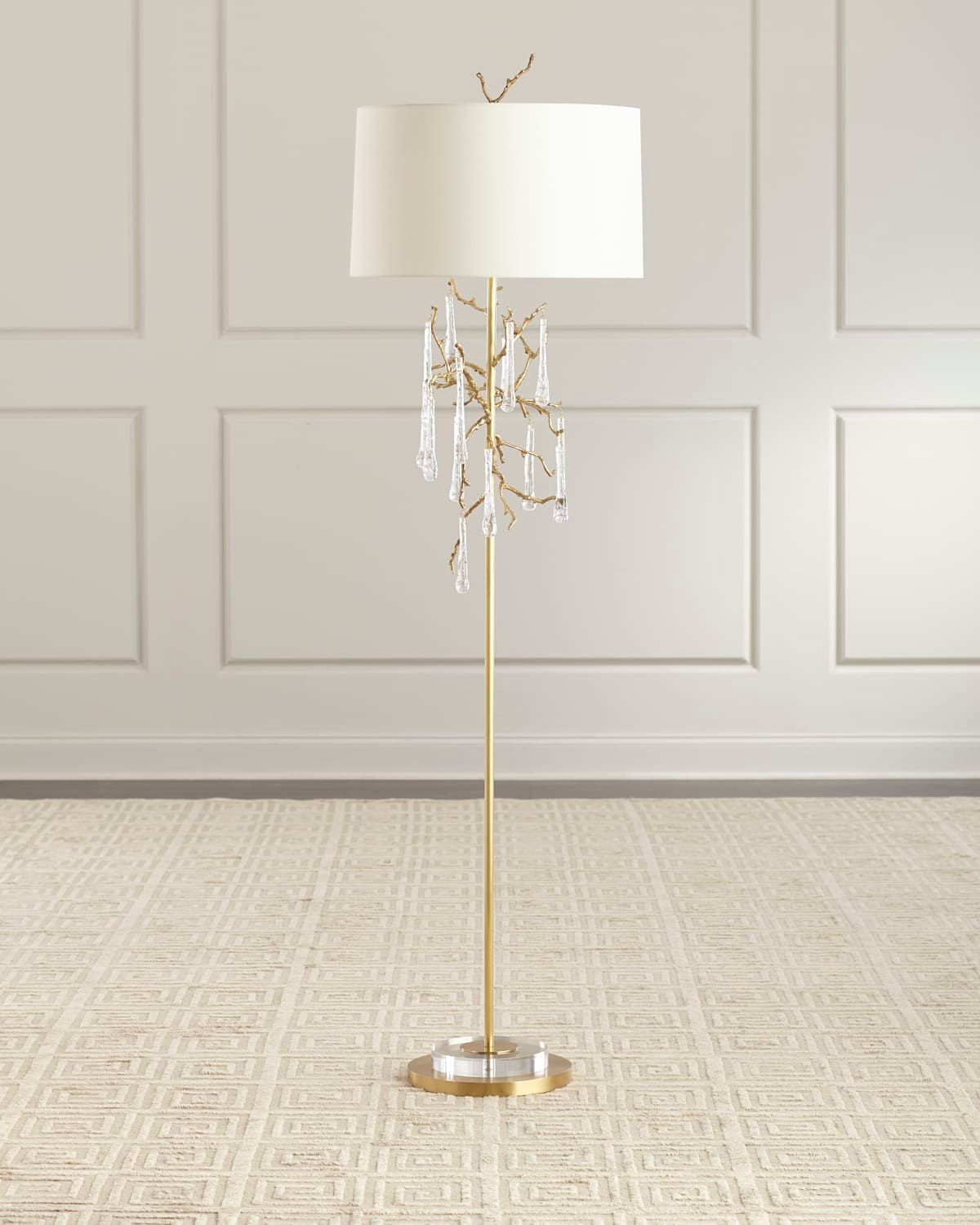 Loor Crystal Drop Floor Lamp