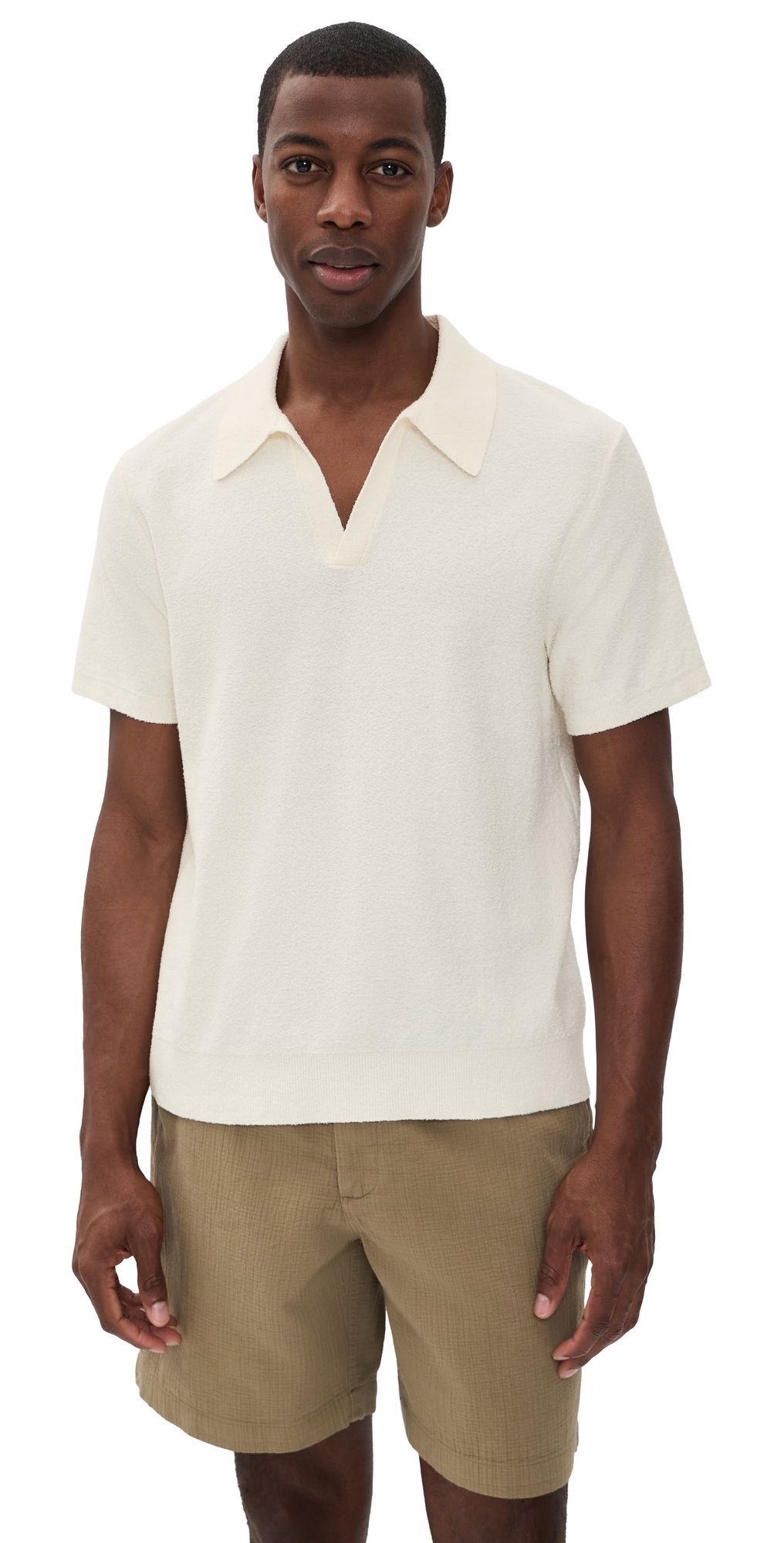 Wax London Boucle Siena Polo Ecru XXL