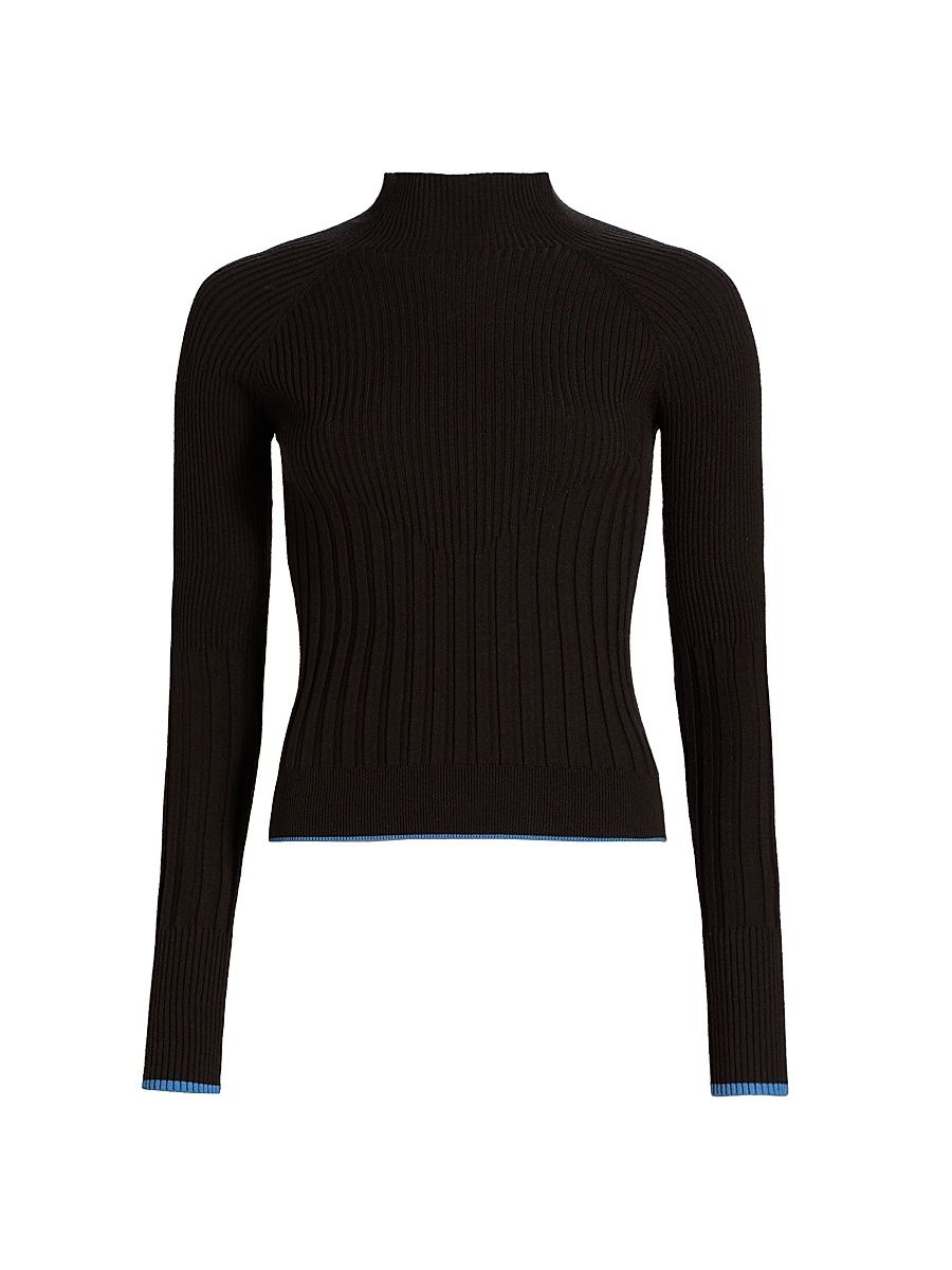 Women's Daniella Tipped Sweater - Chicory - Size XL