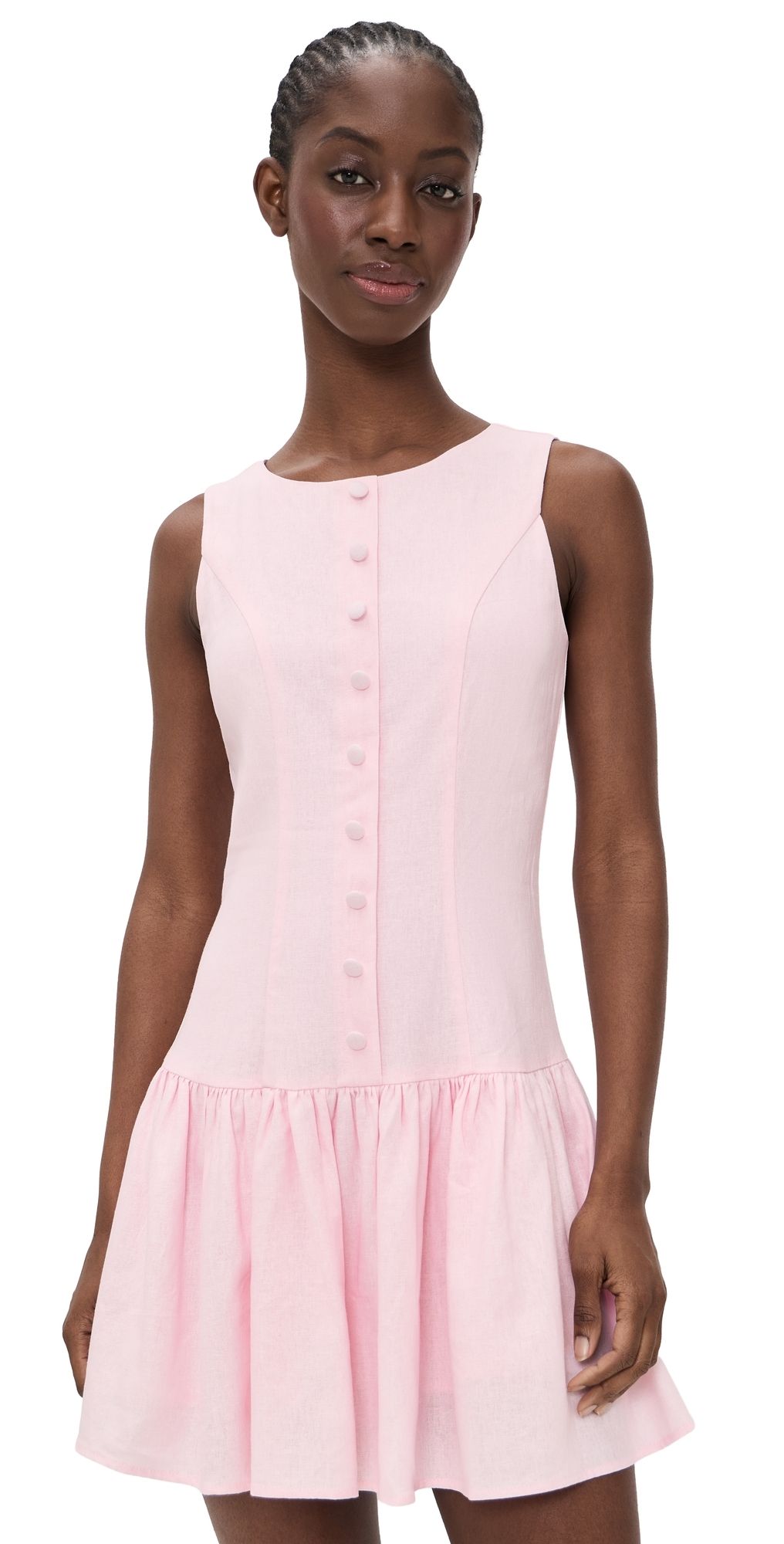 WAYF Martini Mini Dress Light Pink L