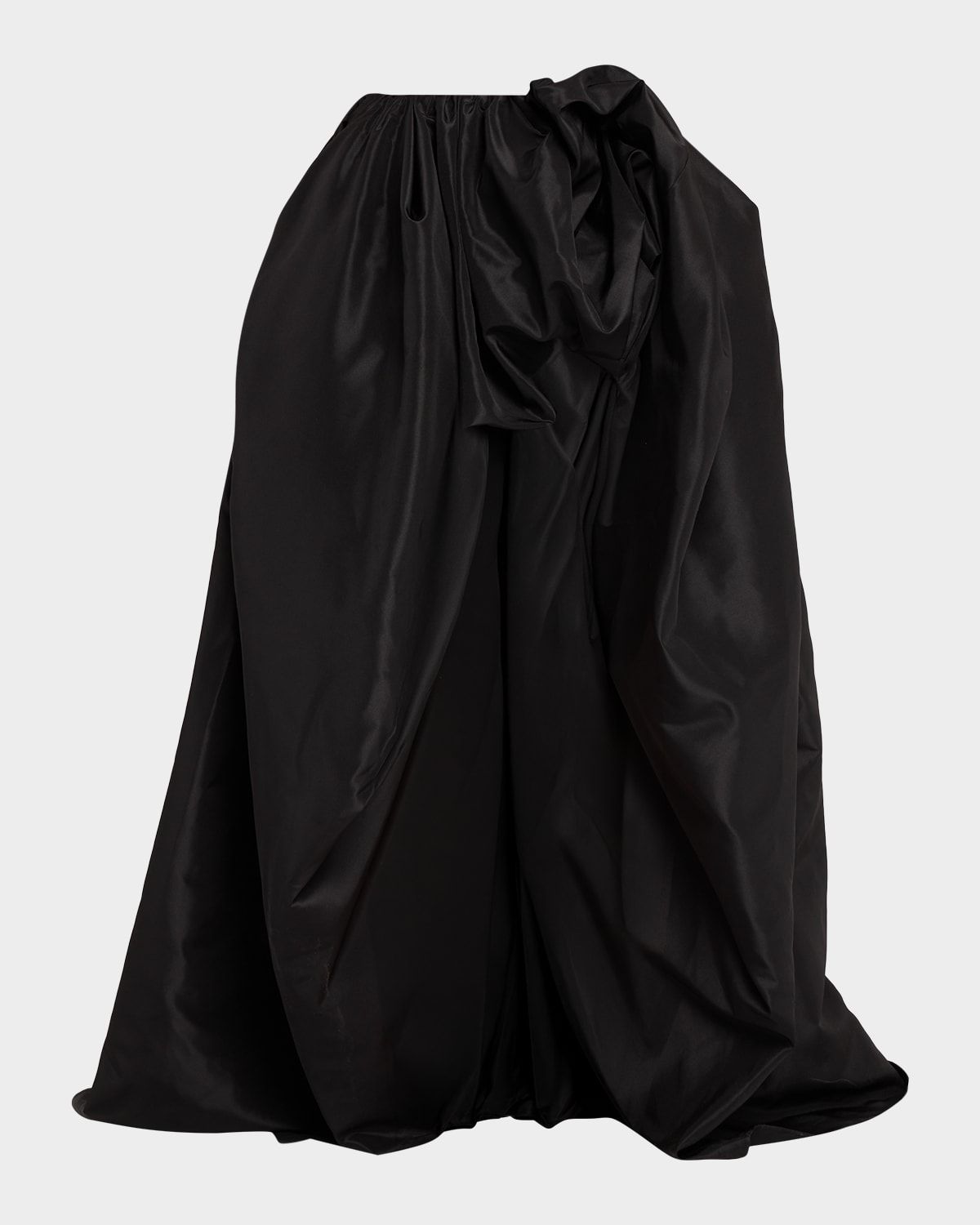 Jami Hand-Draped Taffeta Skirt