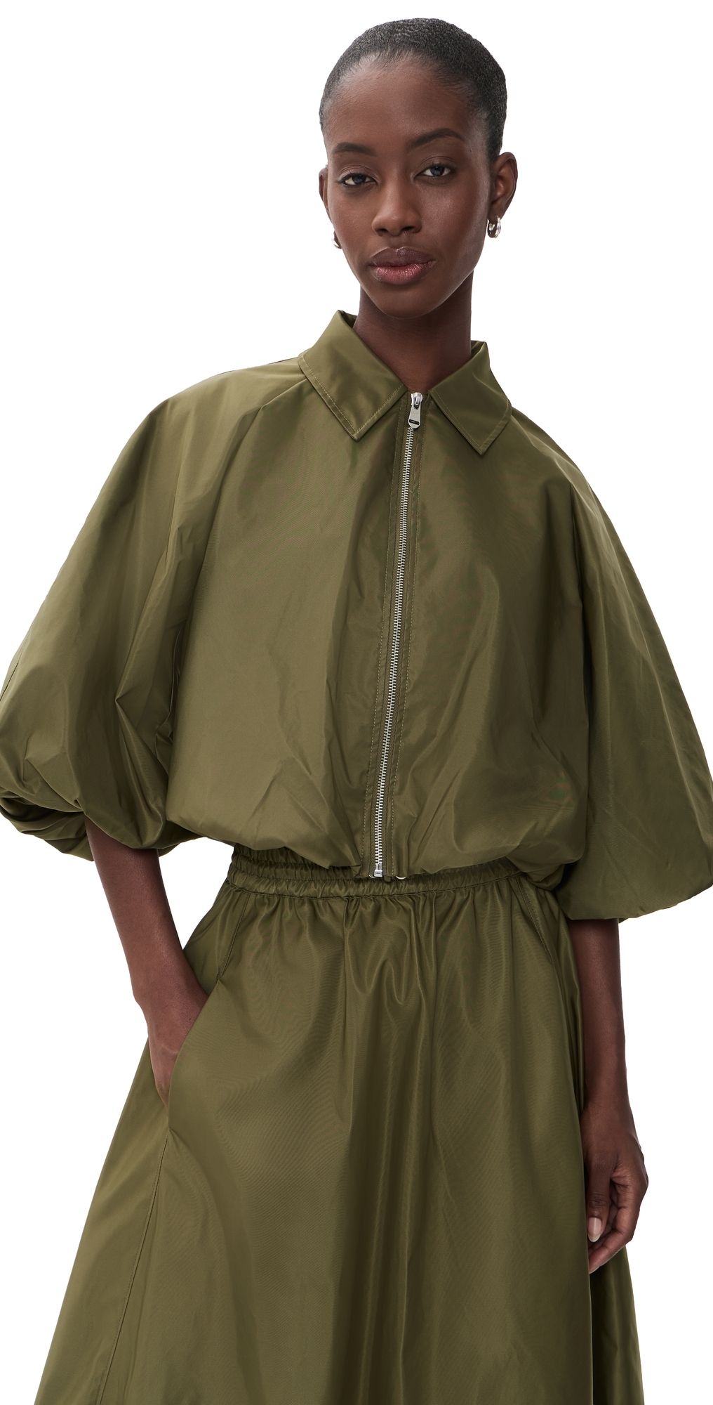 Cinq à Sept Paulina Jacket Dark Olive XXS