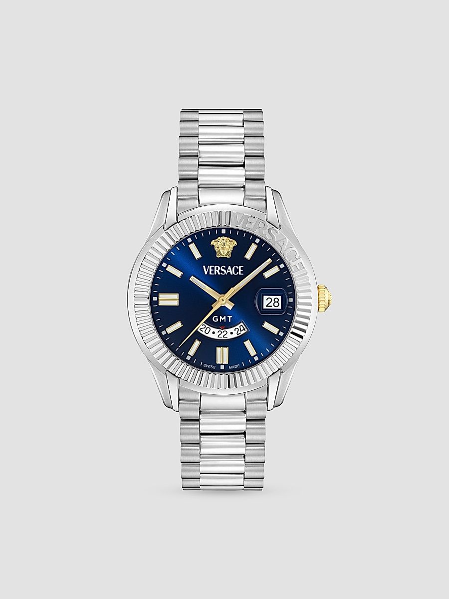 Versace Men's Apodis Stainless Steel Bracelet Watch/41MM - Stainless Steel