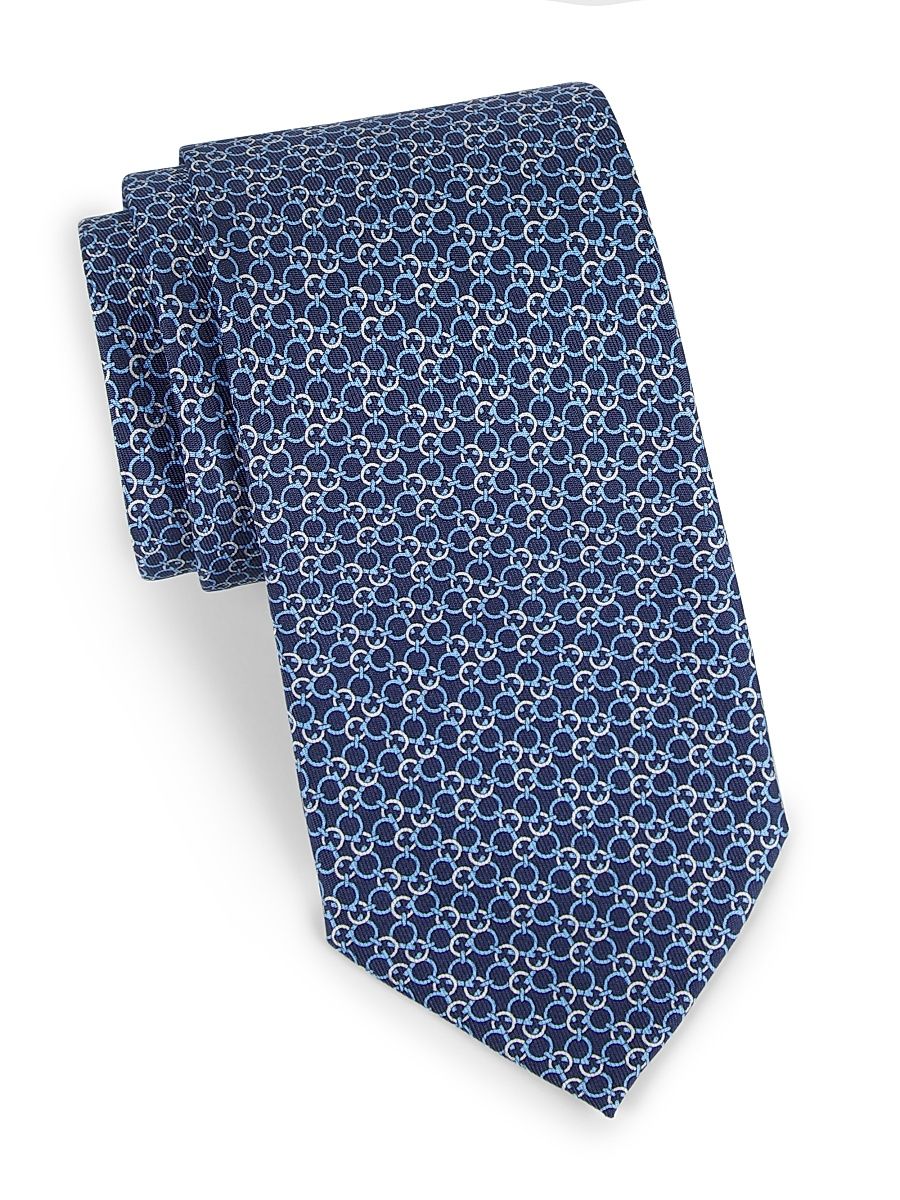 Men's Zeffiro Gancini Tie - Navy