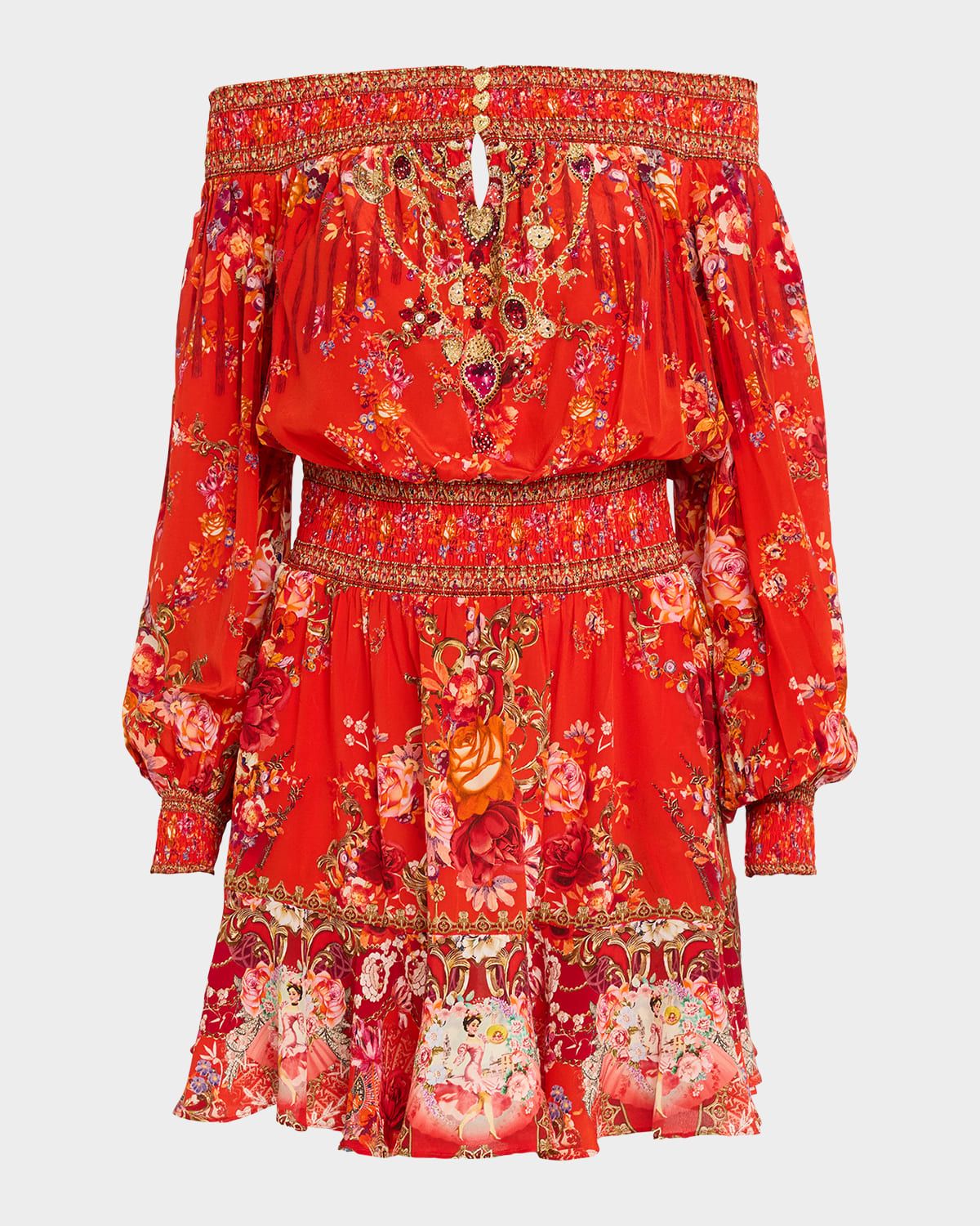 Ole Ole Off-Shoulder Mini Dress