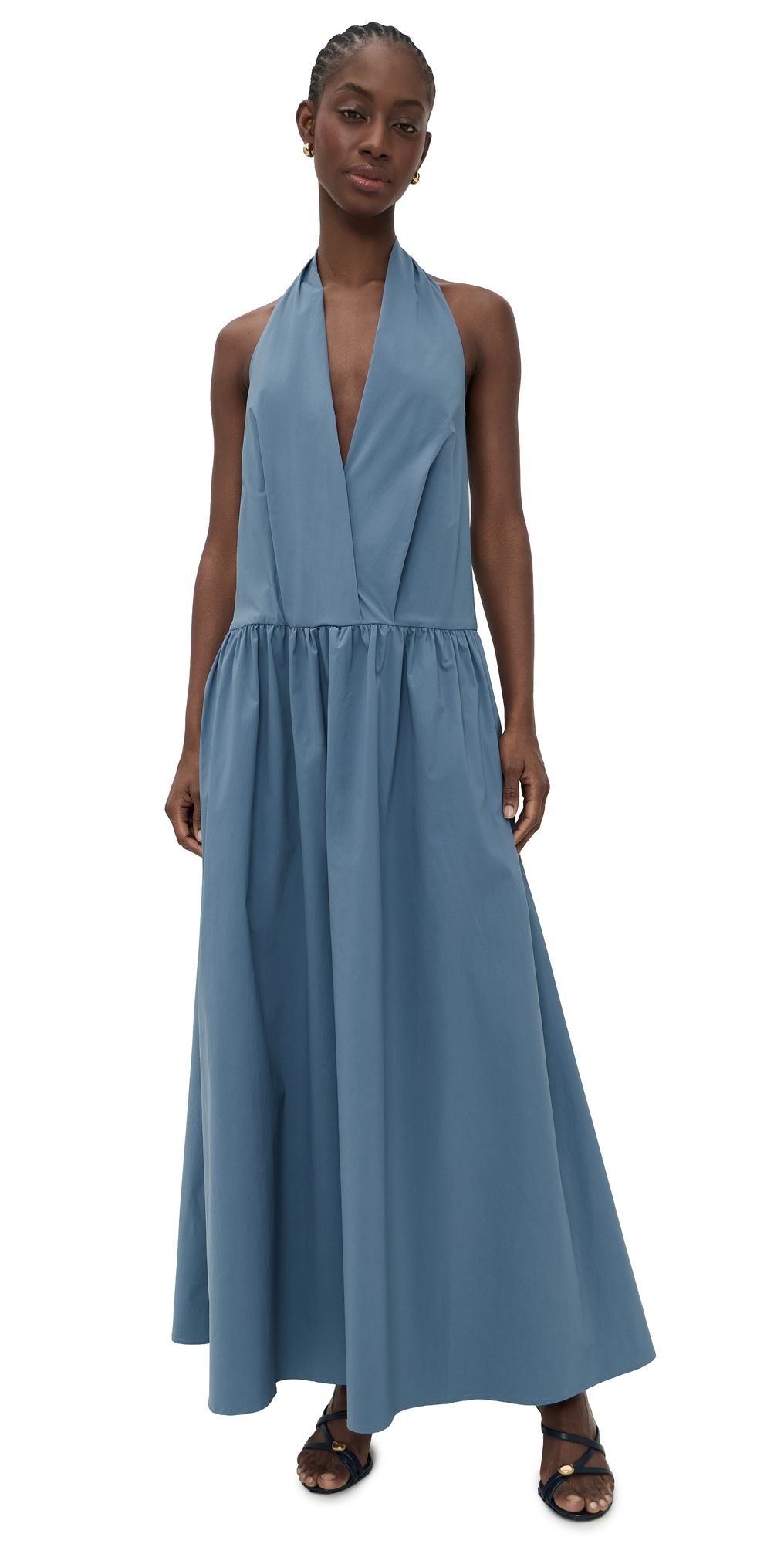 Bec + Bridge Dante Maxi Dress Steel Blue 10