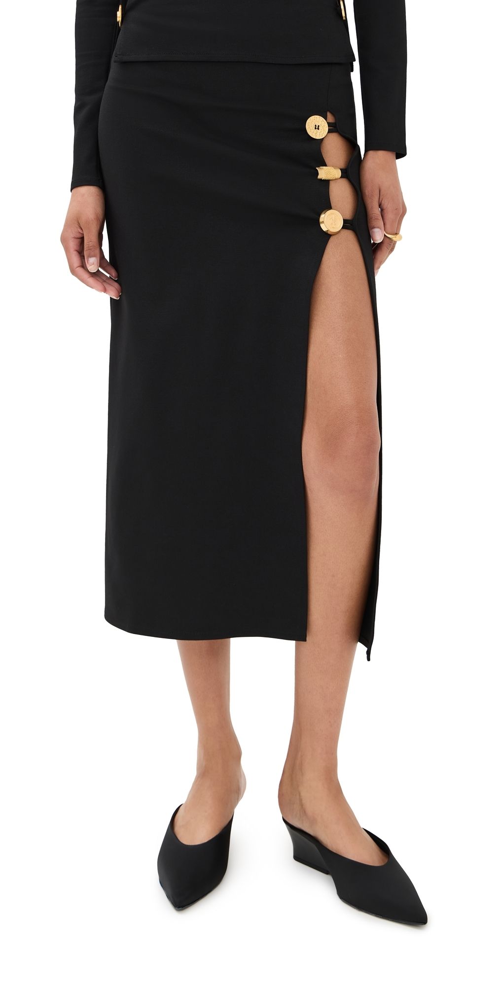 FRANÇOISE Emanuelle Skirt Black 40