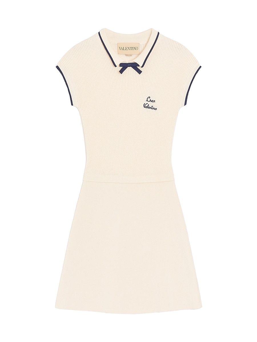 Women's Knitted Dress - Birch Provence Blue - Size Large