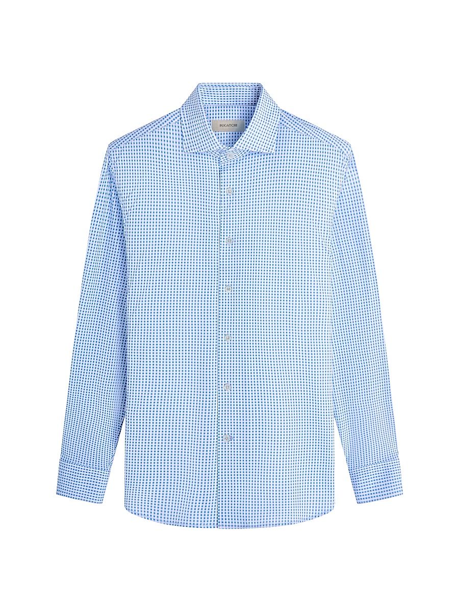 Men's Ooohcotton Devon Button-Front Shirt - Air Blue - Size XXXL