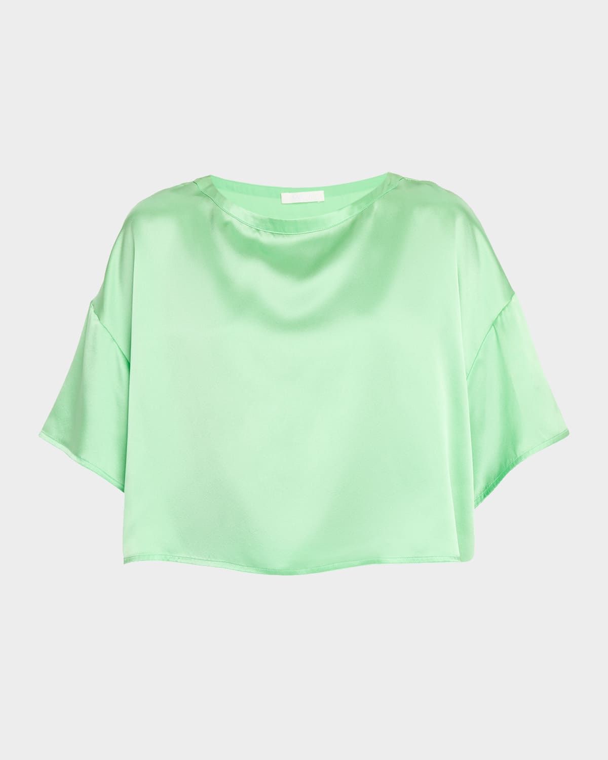 Brynn Pull-On Silk Shorts