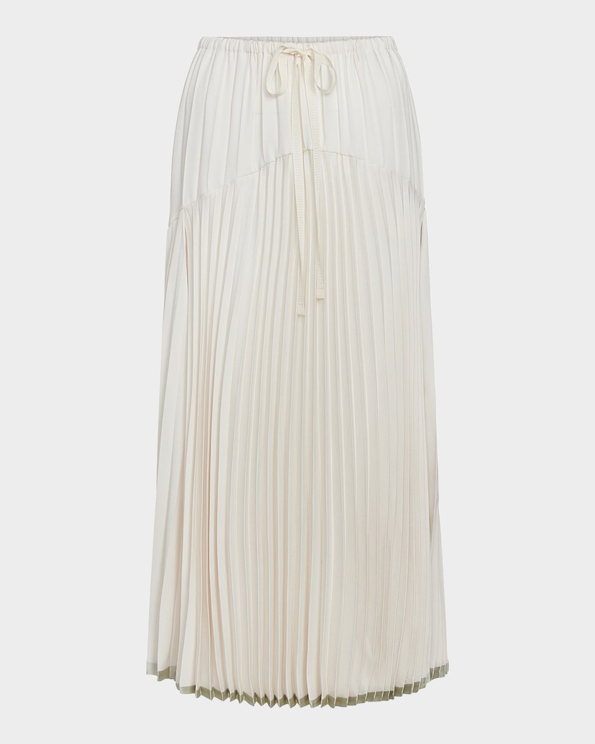 Pleated Midi Skirt
