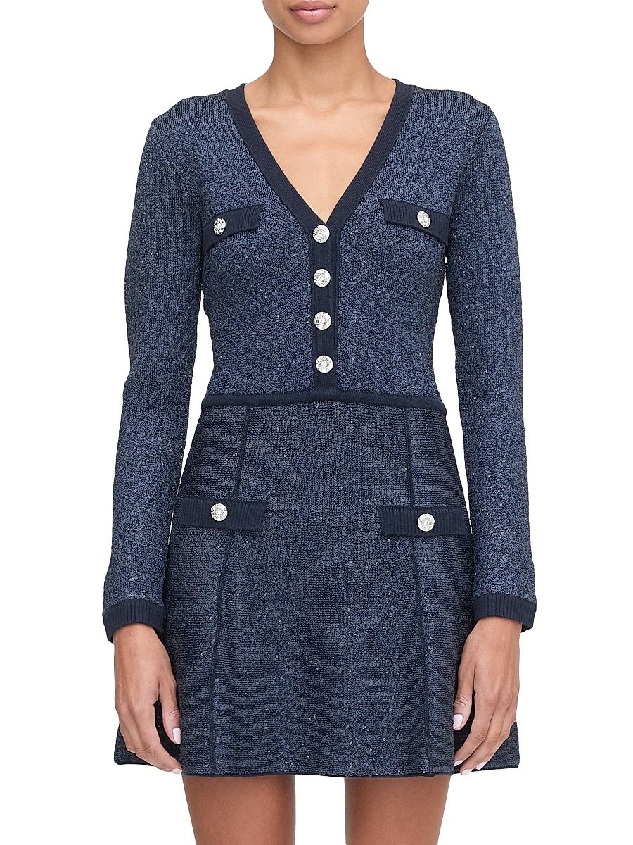 Women's The Lana Dress - Navy - Size Large