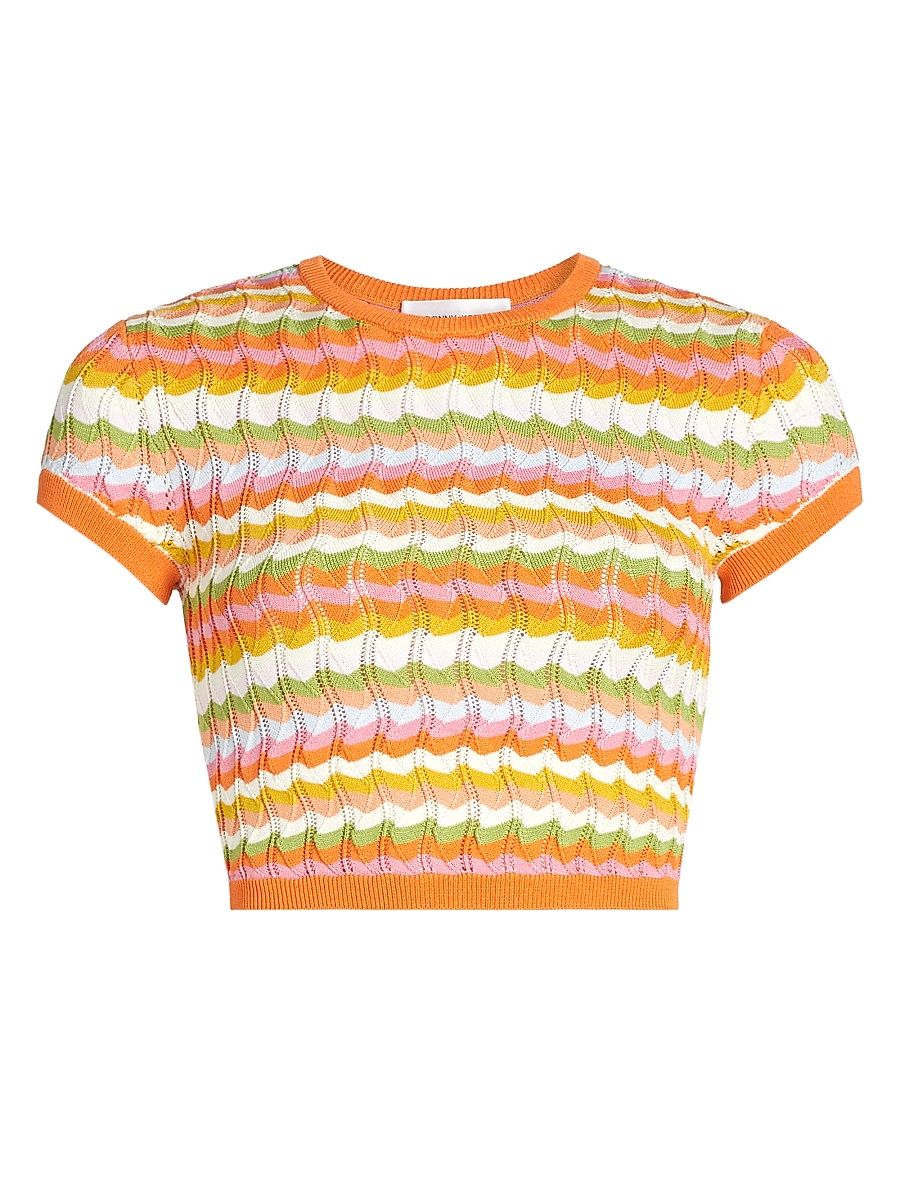 Women's Quartz Knit Top - Rainbow Multi - Size Small