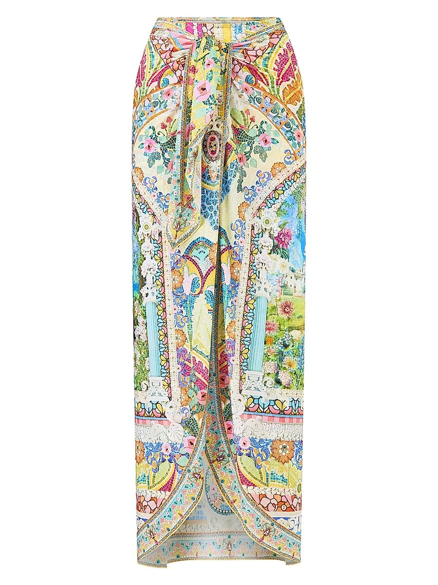 Women's Nava Nouveau Layered Sarong Maxi Skirt - Navas Nouveau - Size Small