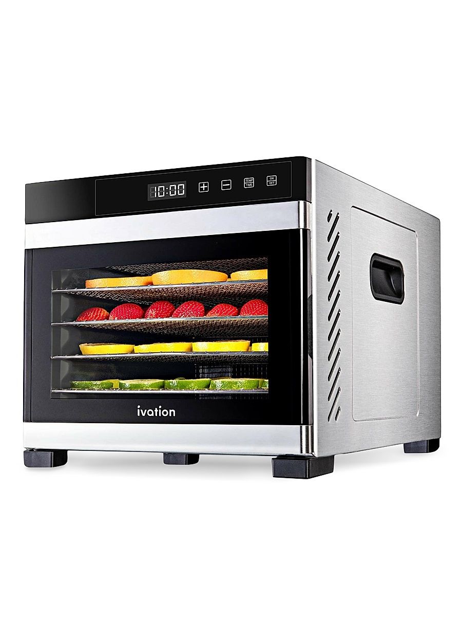 6 Tray Food Dehydrator Machine - Stainless Steel