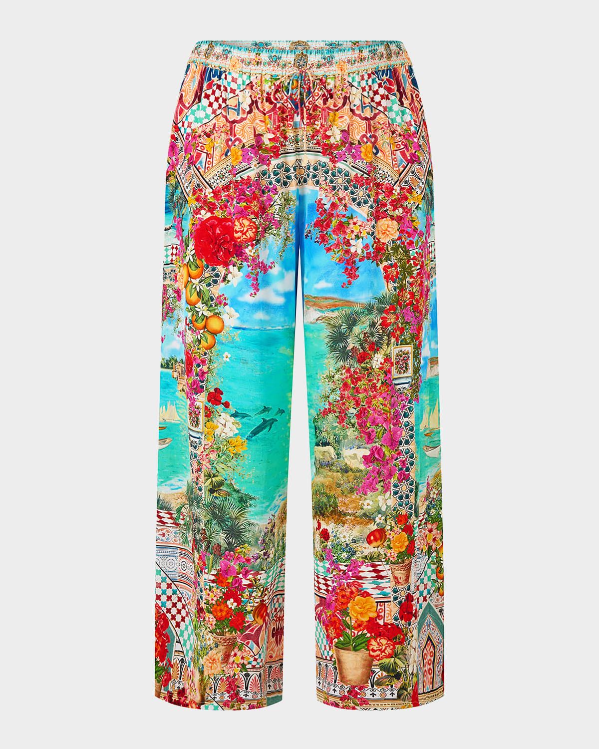 Meet Me in Mallorca Straight-Leg Pants