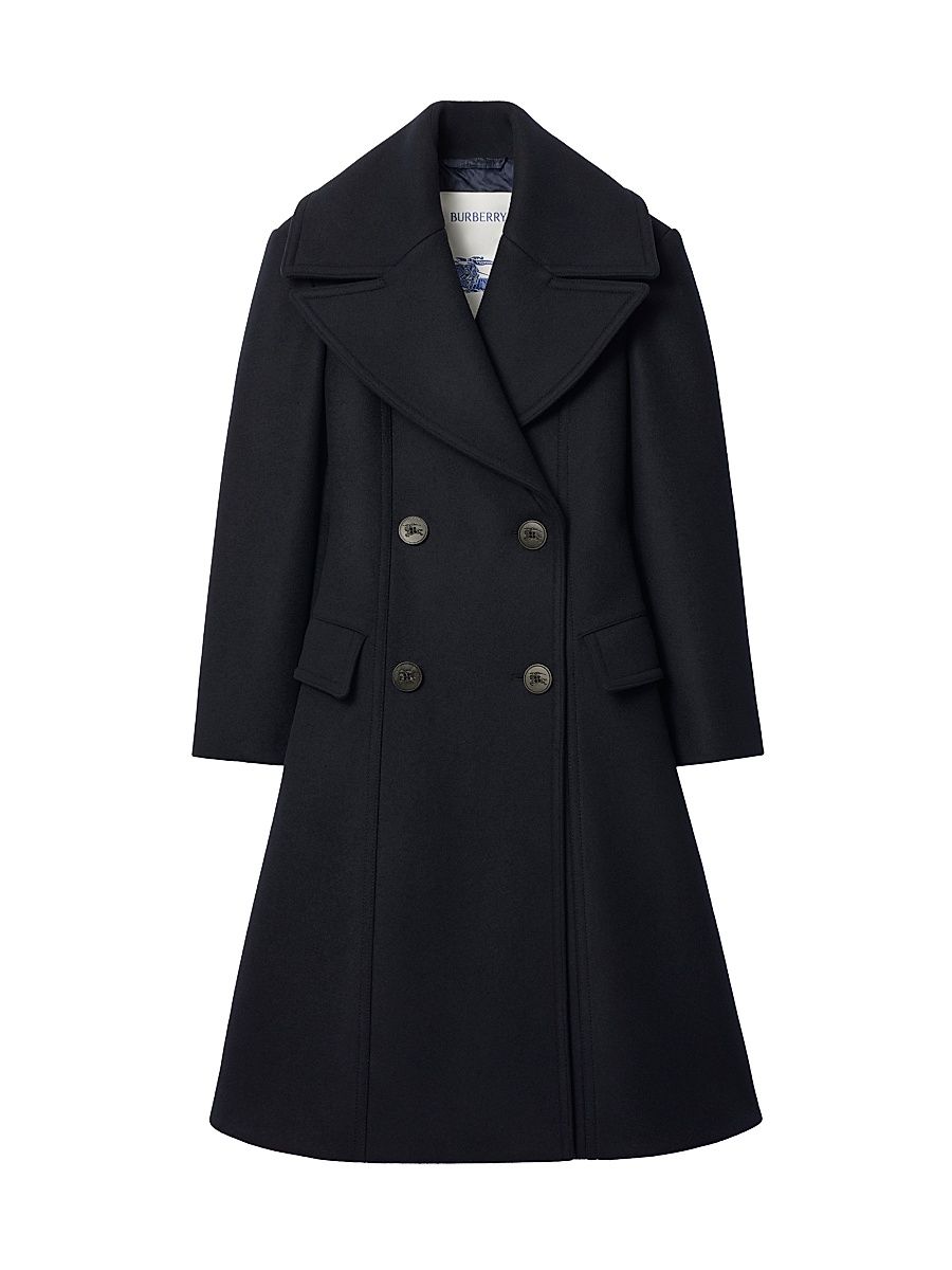 Women's Silverlake Double-Breasted Coat - Navy - Size 12