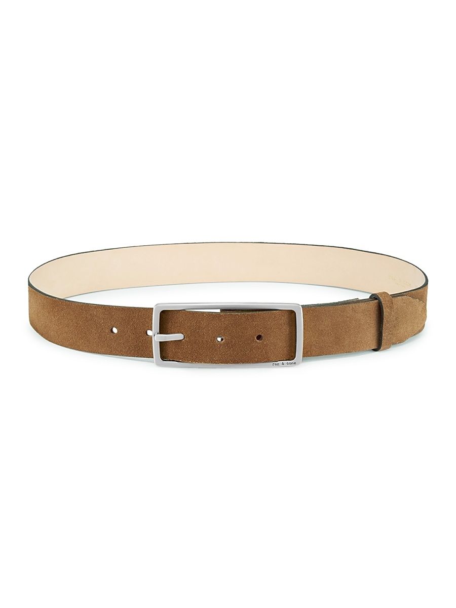 Women's Rebound Suede Belt - Chestnut Suede - Size Large