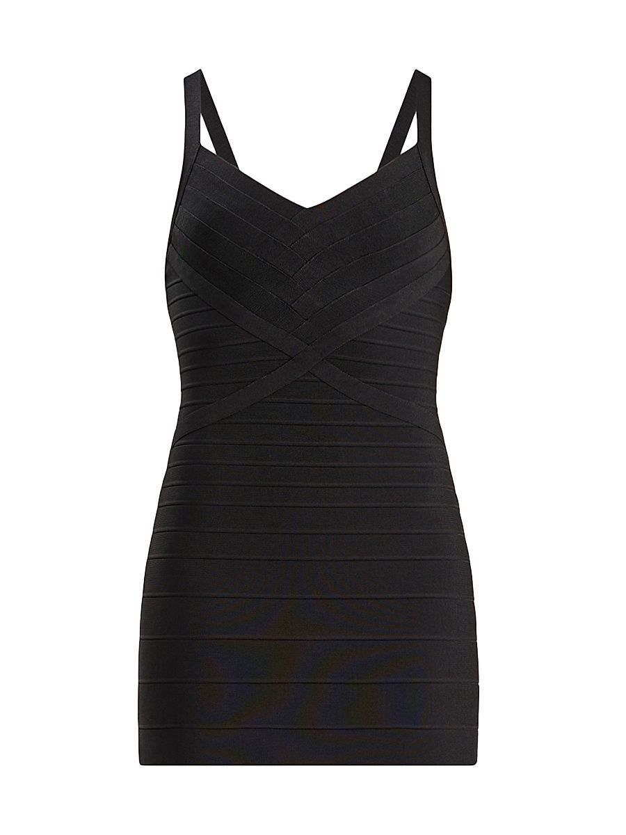 Women's Icon Bandage Body-Con Minidress - Black - Size XL