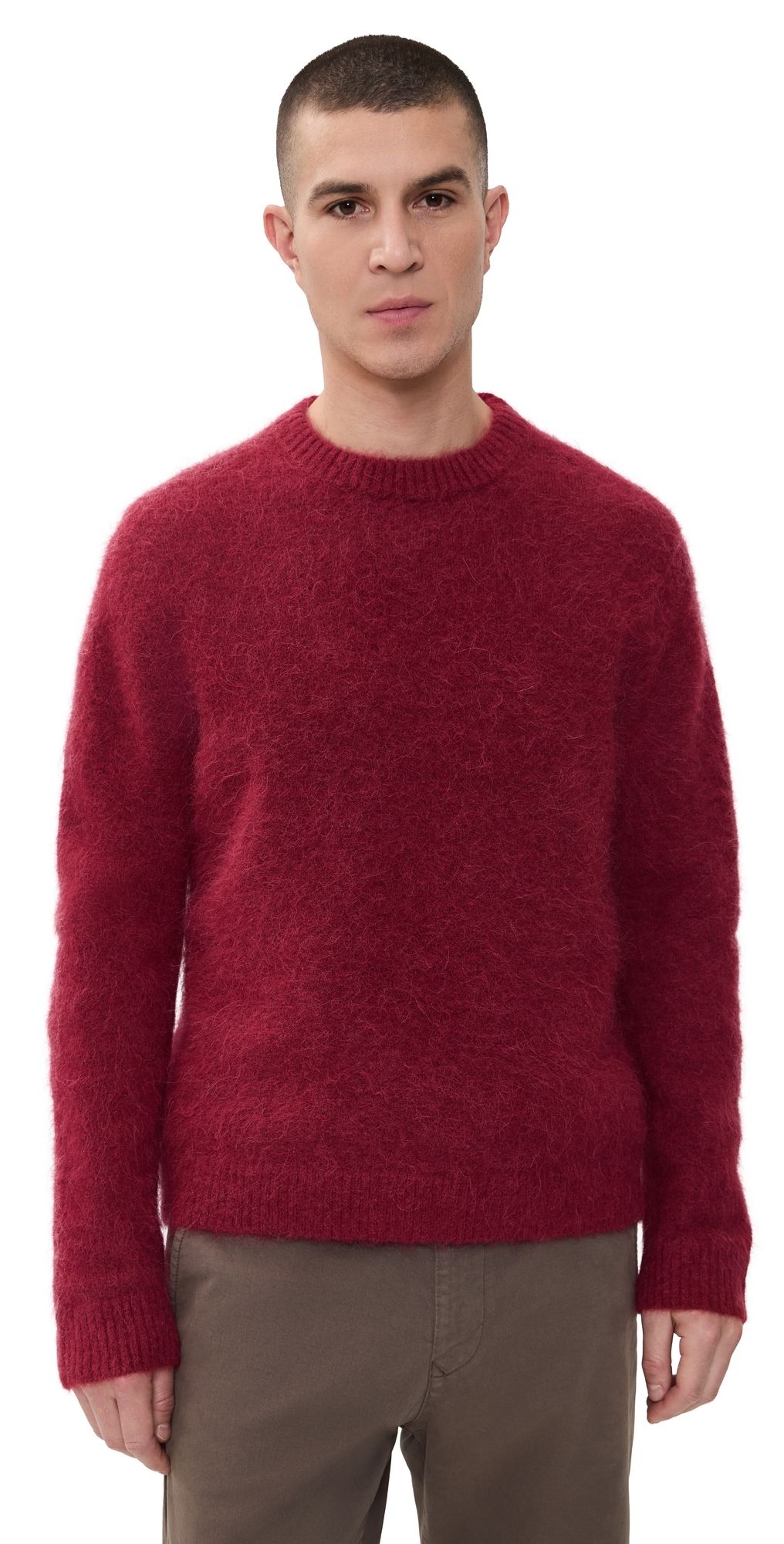 NN07 Russell Alpaca Sweater Cranberry S