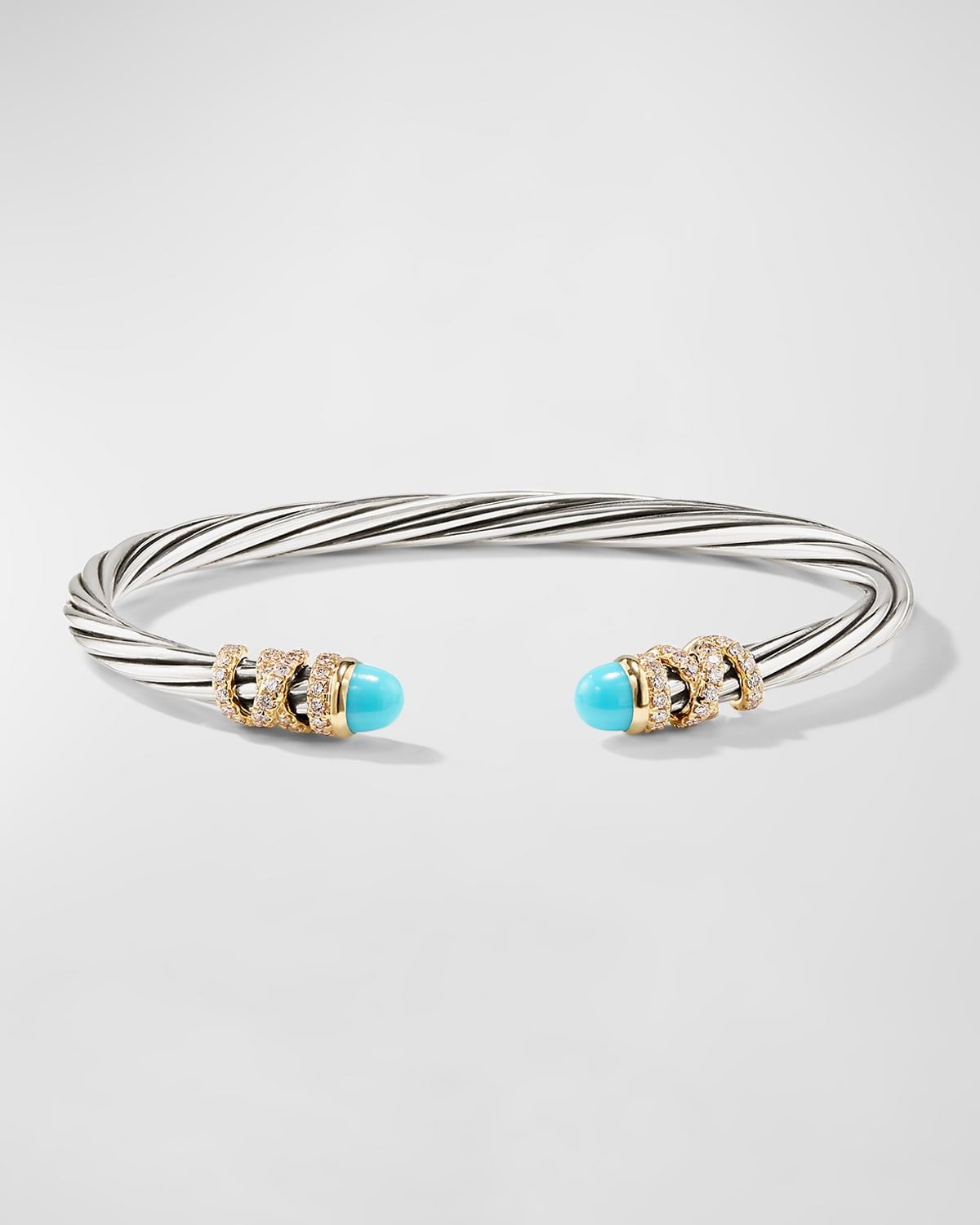 Helena Bracelet with 18K Gold, Cabochon and Diamonds, 4mm